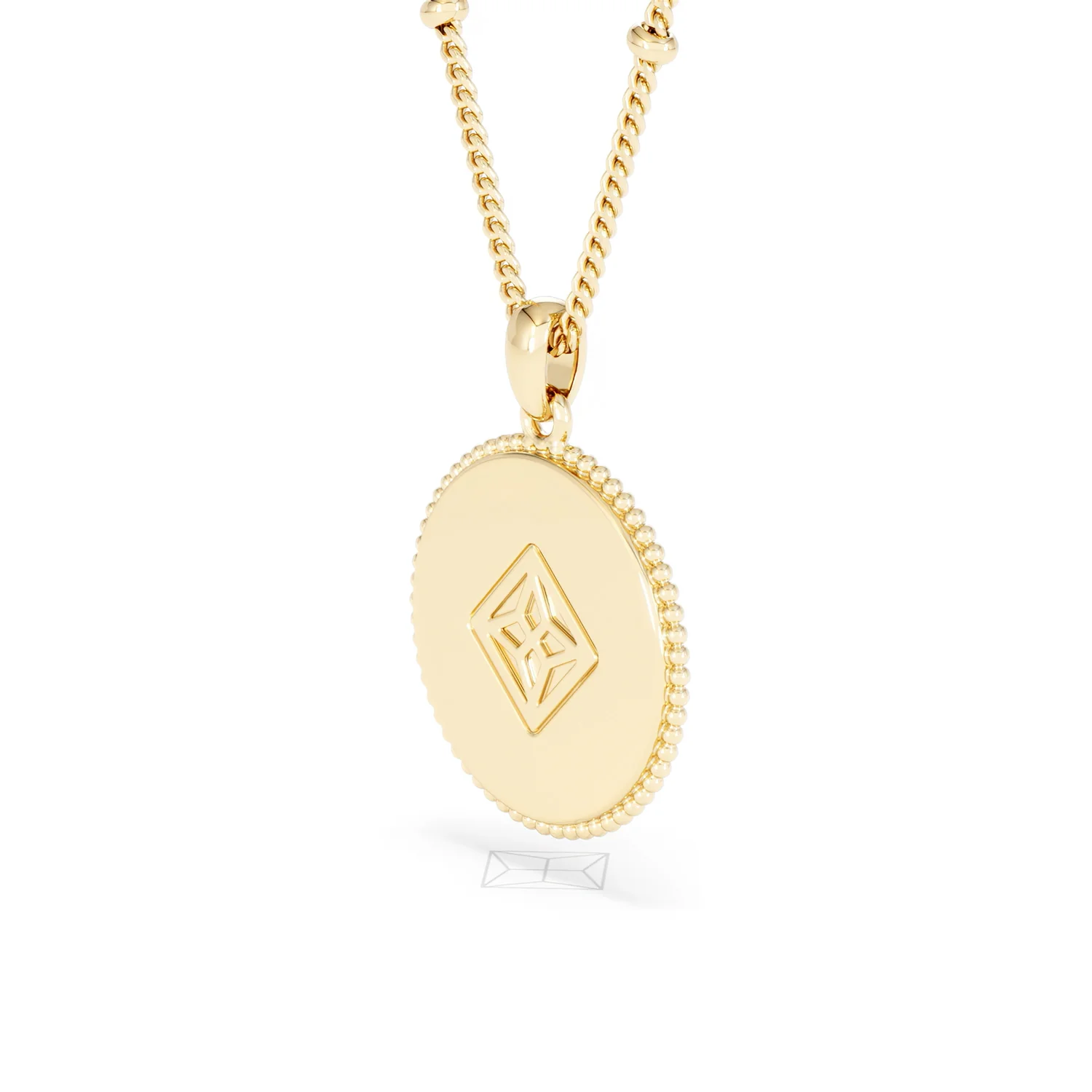 Zodiac Cancer Necklace Medallion Lab Grown 0.02ct in 18K Gold Vermeil - Image 38