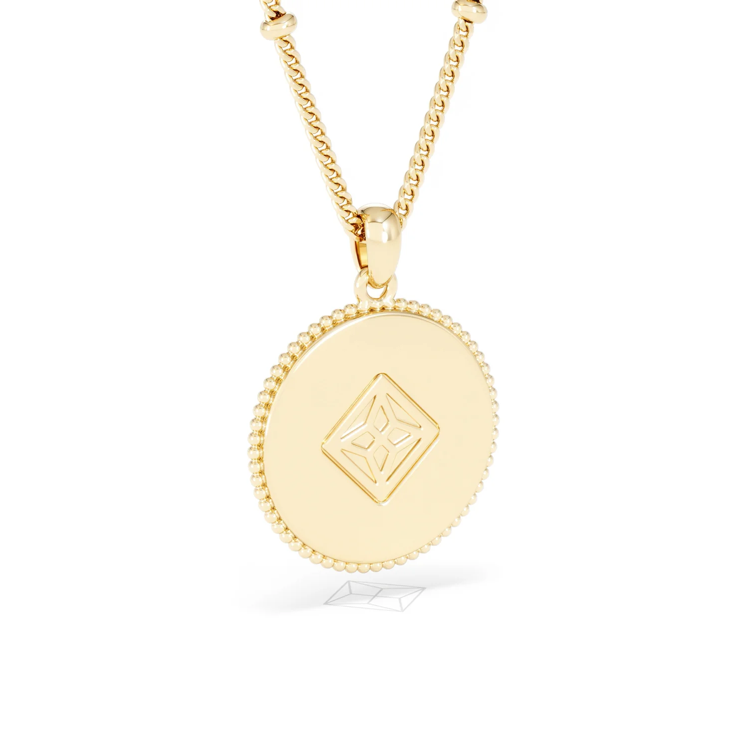 Zodiac Cancer Necklace Medallion Lab Grown 0.02ct in 18K Gold Vermeil - Image 55