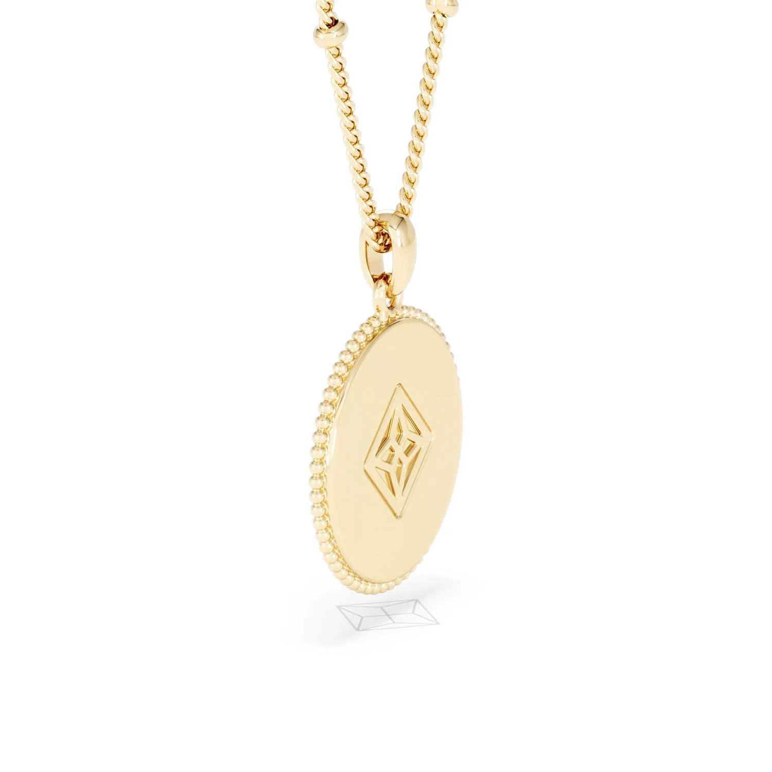 Zodiac Cancer Necklace Medallion Lab Grown 0.02ct in 18K Gold Vermeil - Image 62