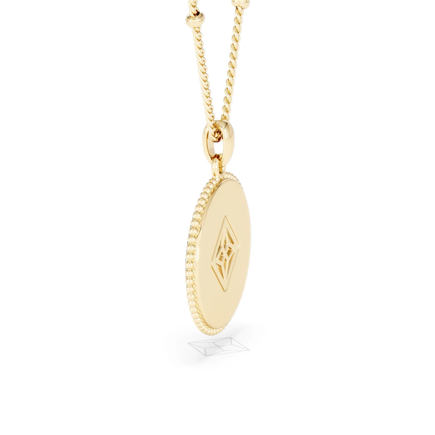 Zodiac Cancer Necklace Medallion Lab Grown 0.02ct in 18K Gold Vermeil - Image 64