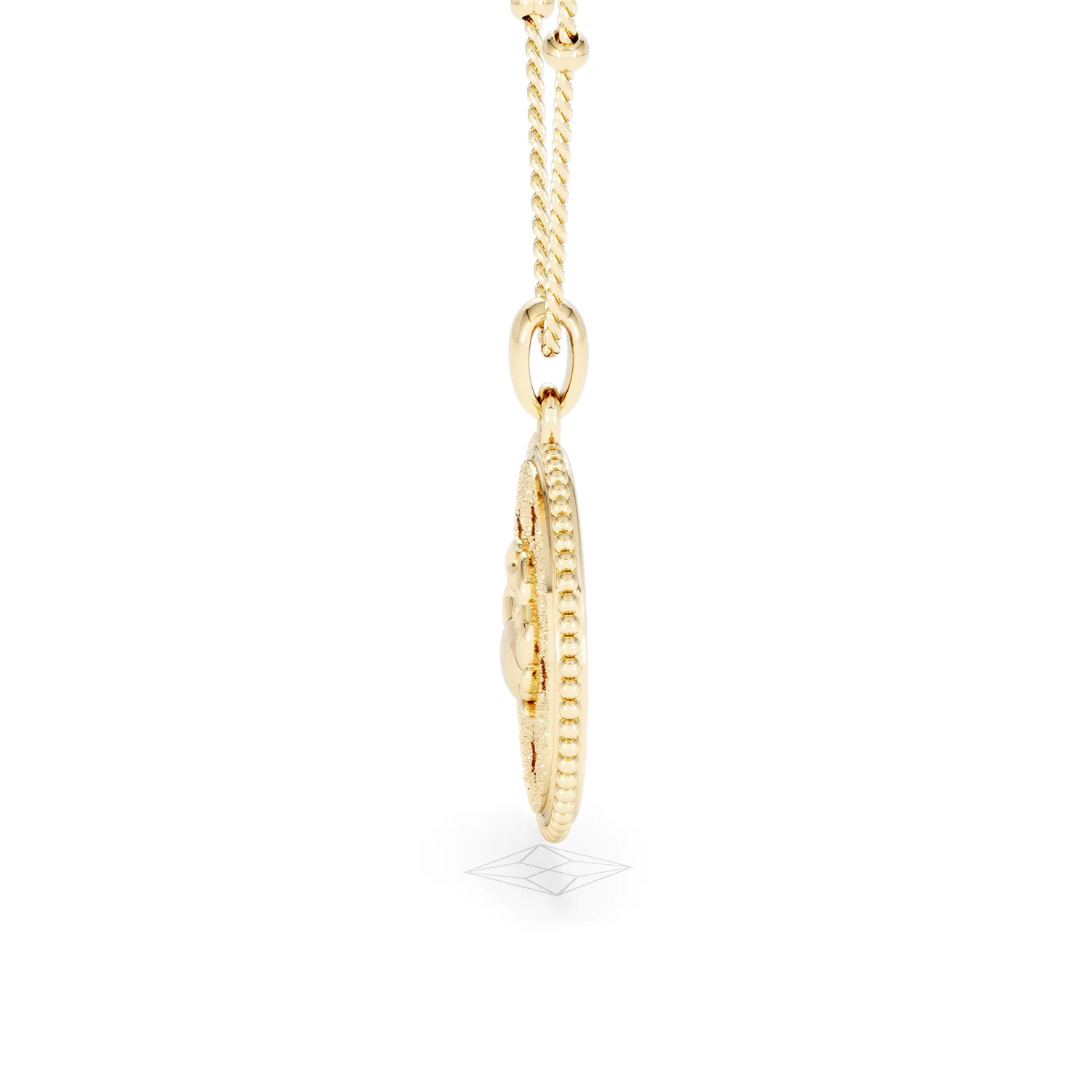 Zodiac Cancer Necklace Medallion Lab Grown 0.02ct in 18K Gold Vermeil - Image 70