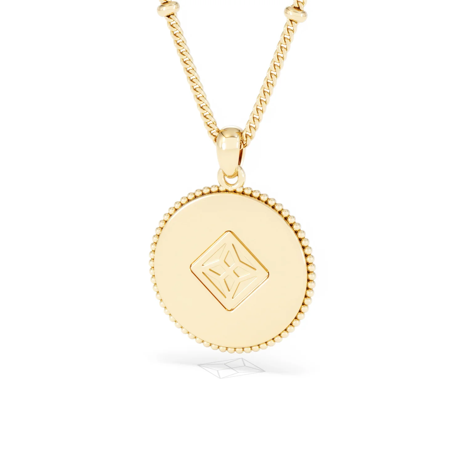 Zodiac Capricorn Necklace Medallion Lab Grown 0.02ct in 18K Gold Vermeil - Image 45