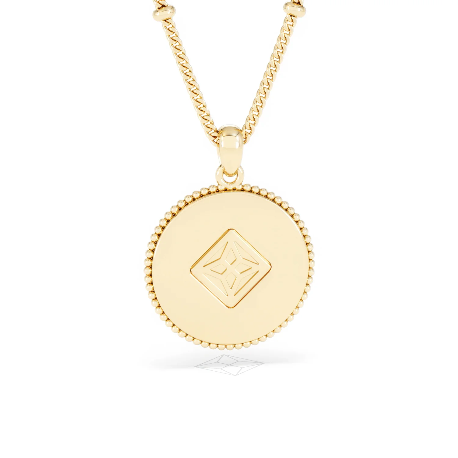 Zodiac Capricorn Necklace Medallion Lab Grown 0.02ct in 18K Gold Vermeil - Image 51