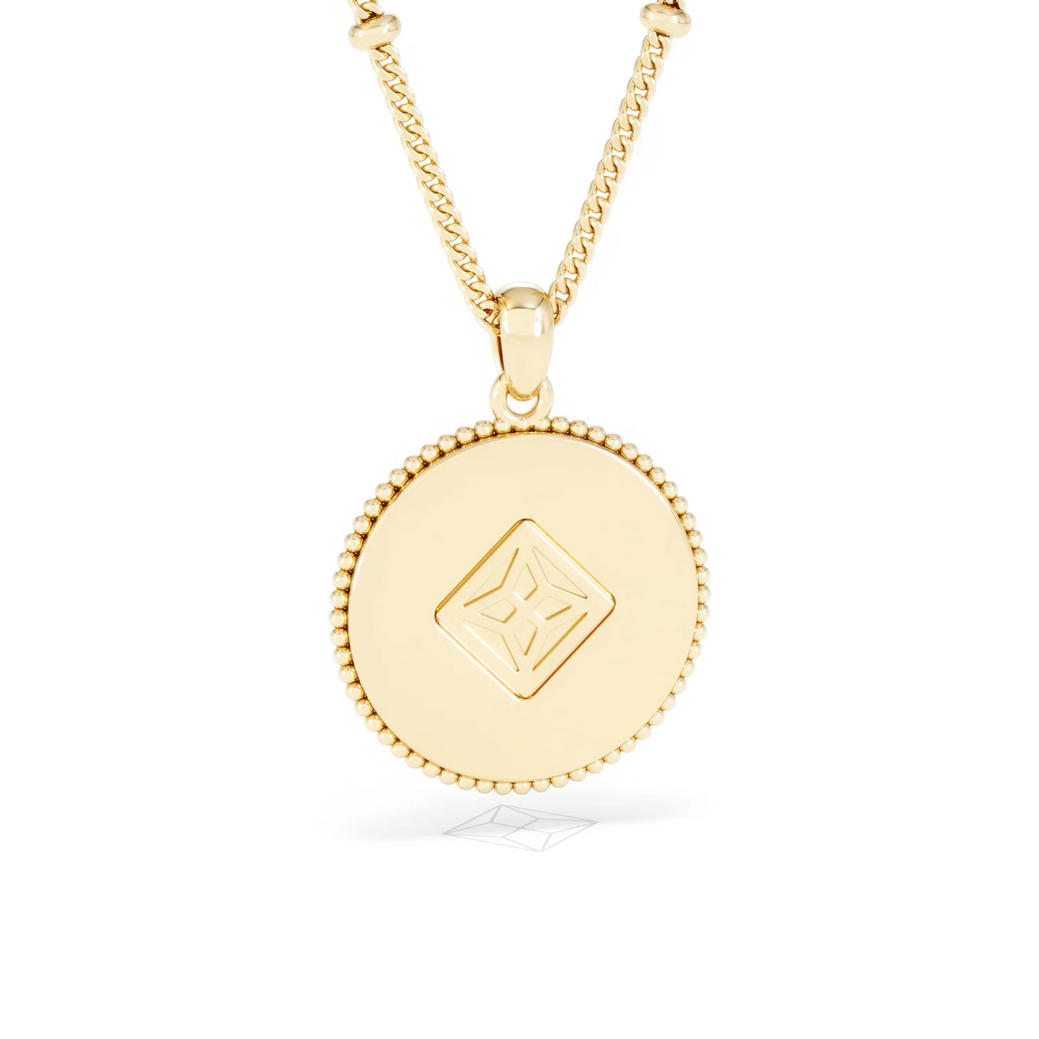 Zodiac Capricorn Necklace Medallion Lab Grown 0.02ct in 18K Gold Vermeil - Image 52