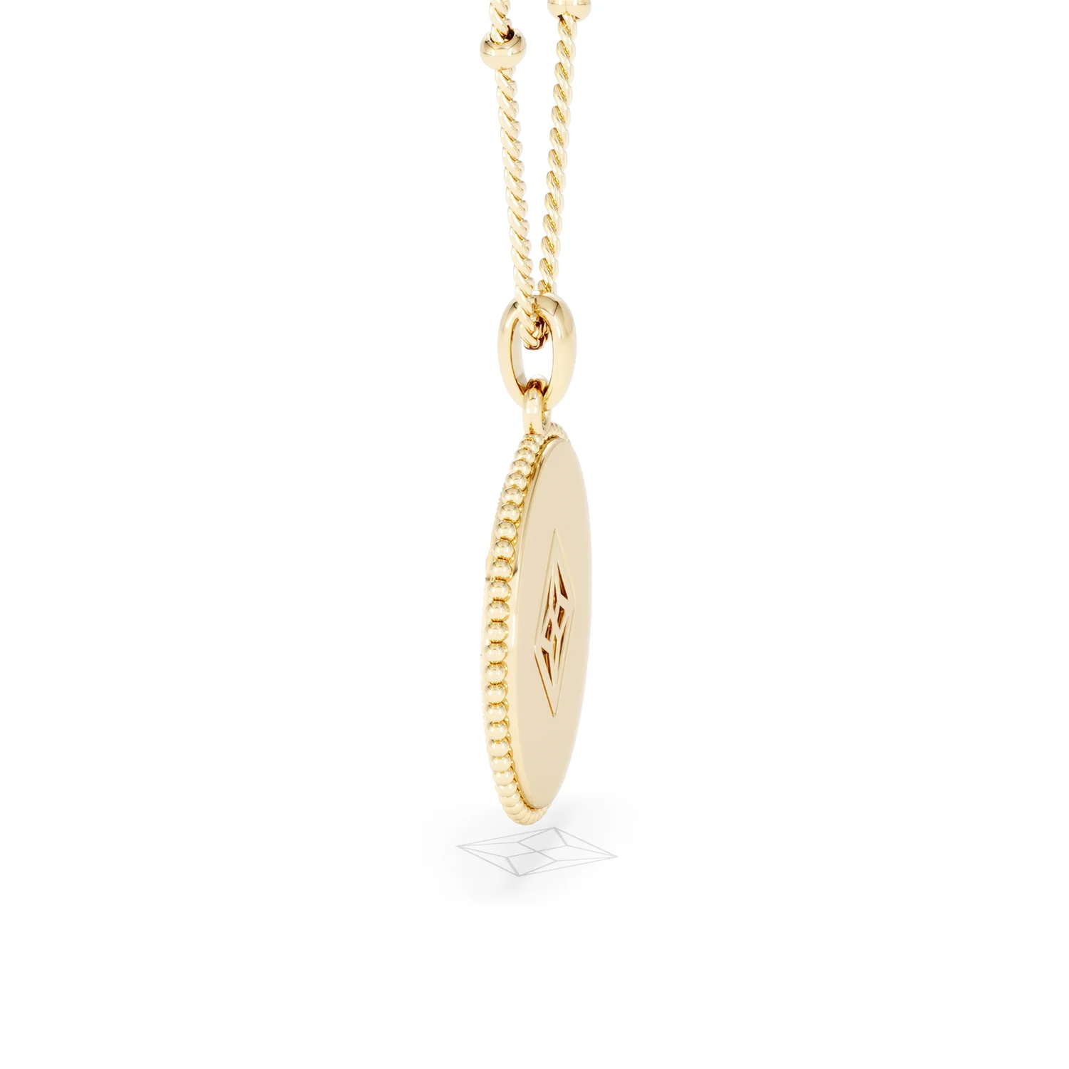 Zodiac Capricorn Necklace Medallion Lab Grown 0.02ct in 18K Gold Vermeil - Image 66