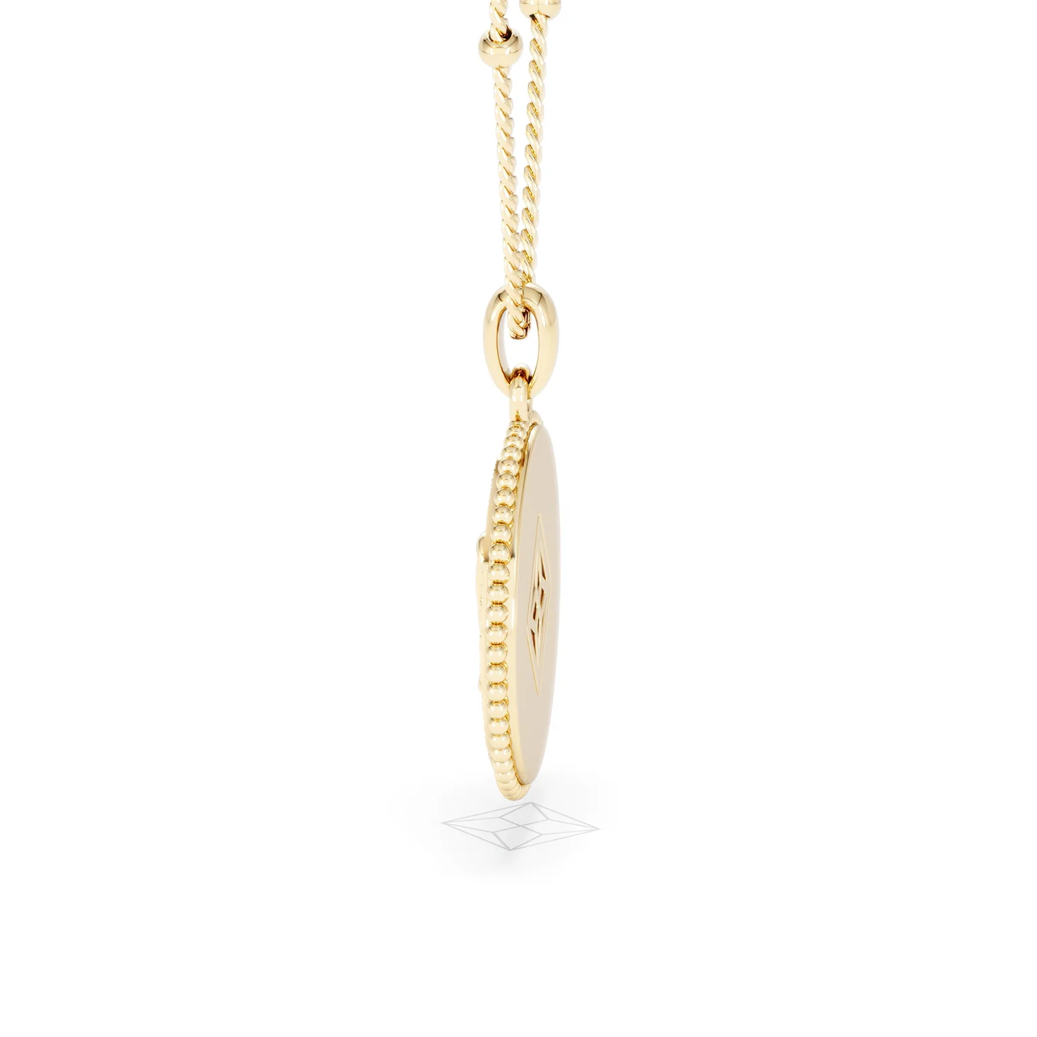 Zodiac Capricorn Necklace Medallion Lab Grown 0.02ct in 18K Gold Vermeil - Image 67