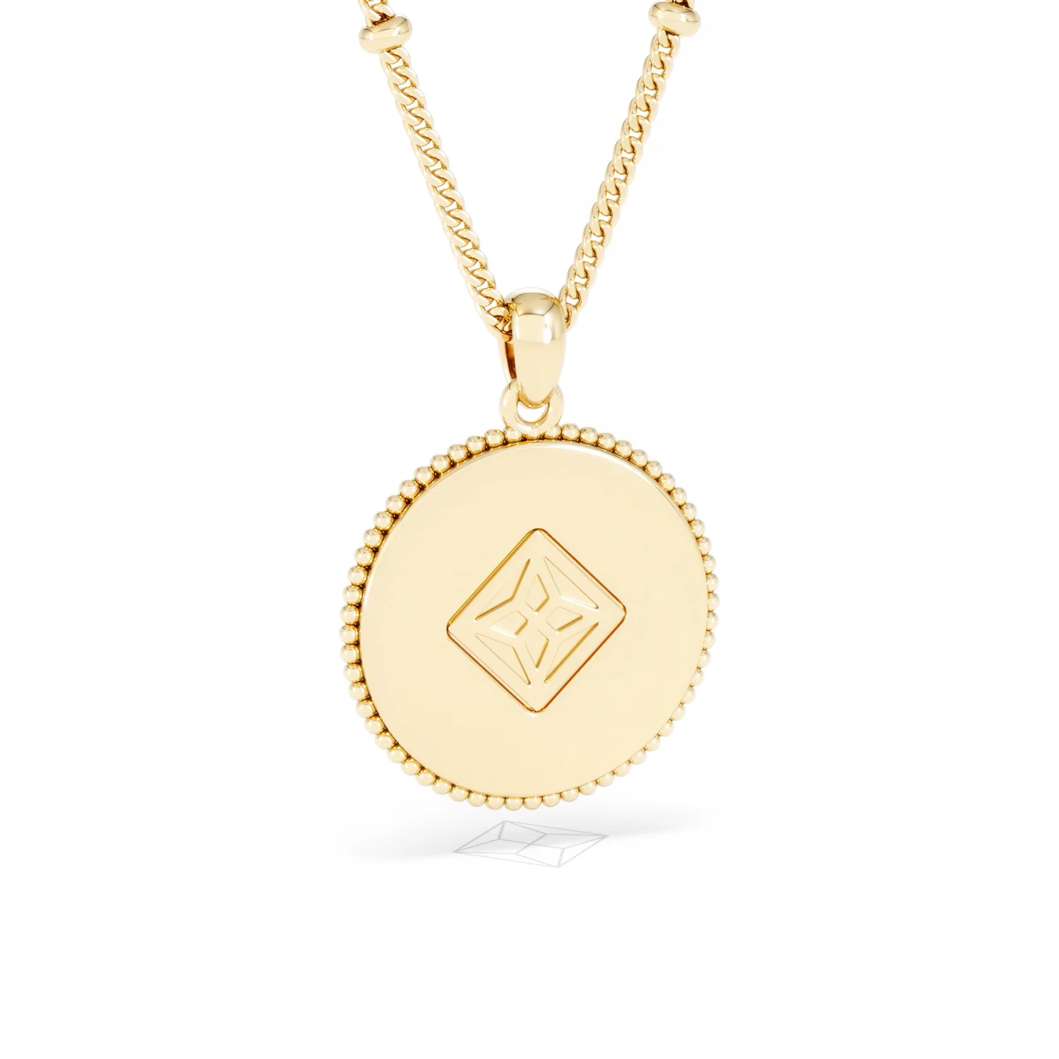 Zodiac Libra Necklace Medallion Lab Grown 0.02ct in 18K Gold Vermeil - Image 53