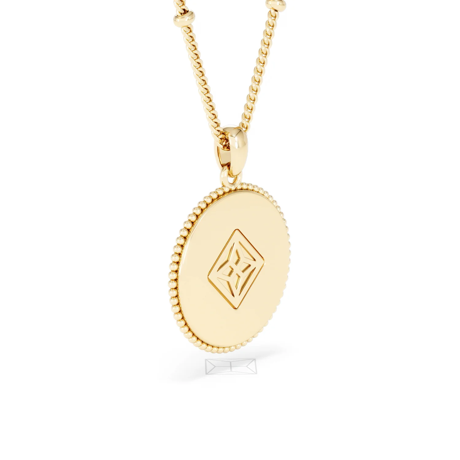 Zodiac Libra Necklace Medallion Lab Grown 0.02ct in 18K Gold Vermeil - Image 59