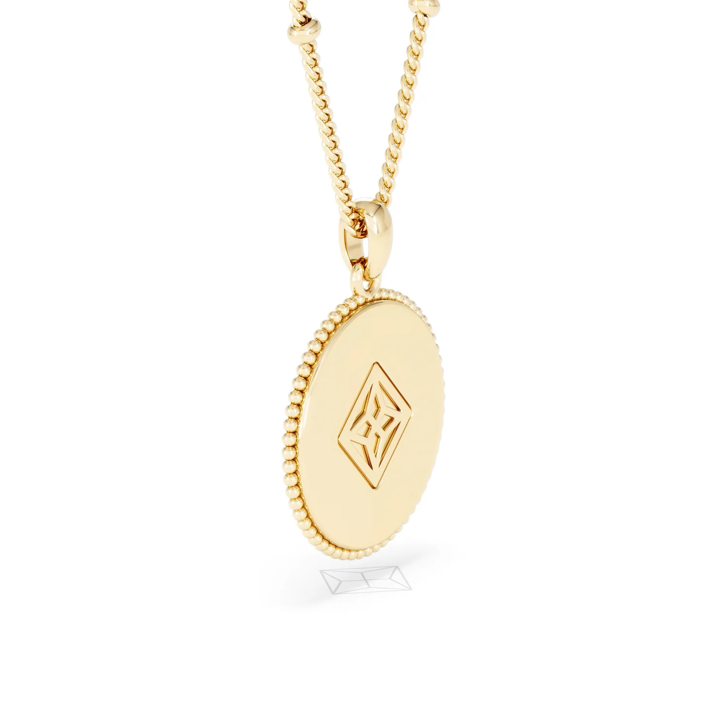 Zodiac Libra Necklace Medallion Lab Grown 0.02ct in 18K Gold Vermeil - Image 61