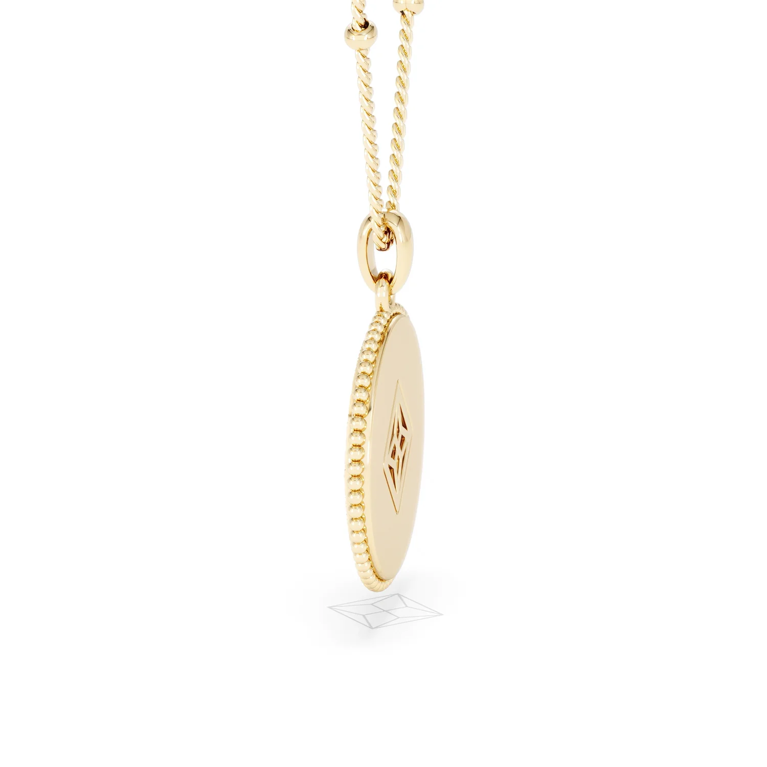Zodiac Libra Necklace Medallion Lab Grown 0.02ct in 18K Gold Vermeil - Image 66