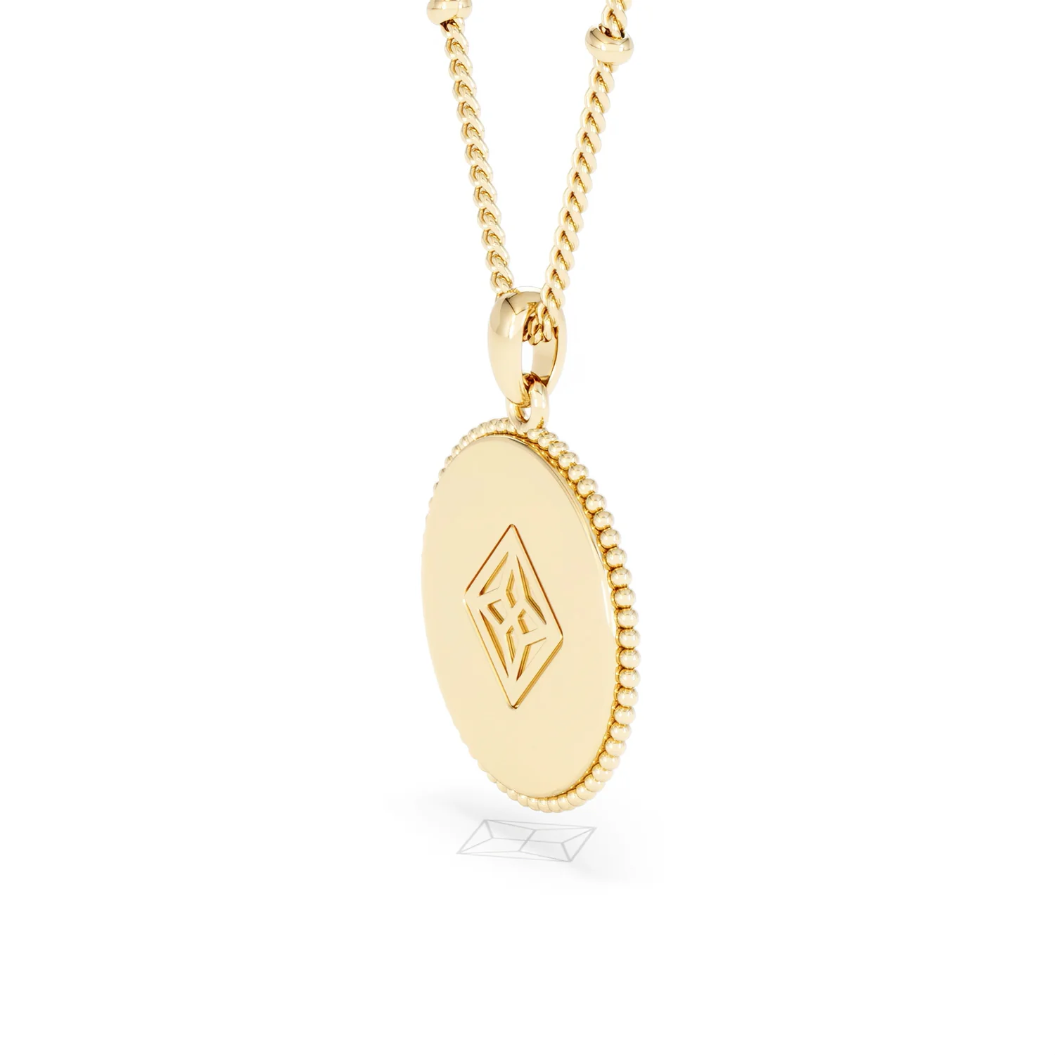 Zodiac Pisces Necklace Medallion Lab Grown 0.02ct in 18K Gold Vermeil - Image 37