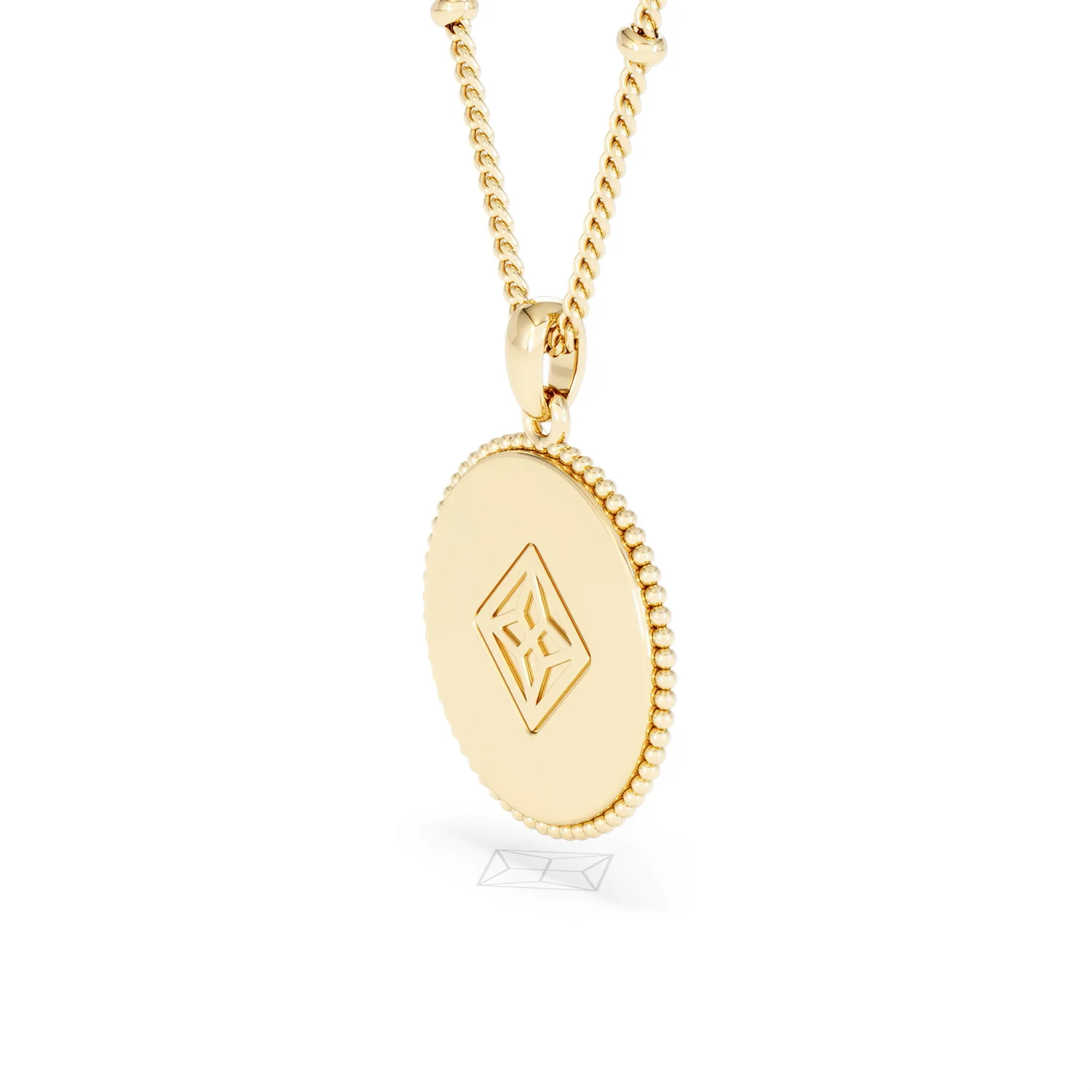 Zodiac Pisces Necklace Medallion Lab Grown 0.02ct in 18K Gold Vermeil - Image 38