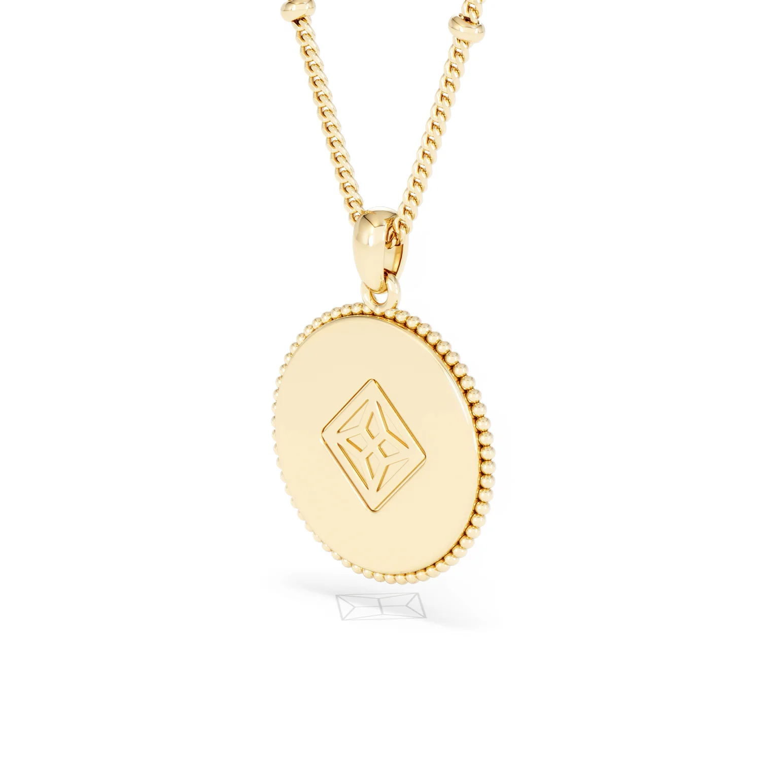 Zodiac Pisces Necklace Medallion Lab Grown 0.02ct in 18K Gold Vermeil - Image 41