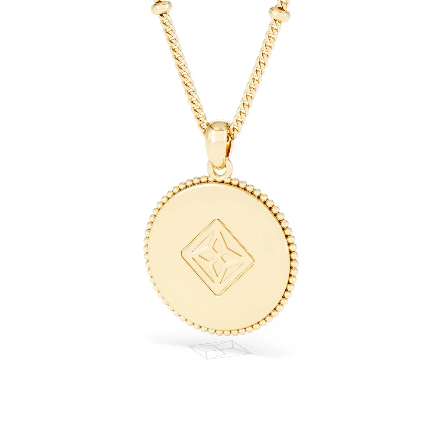 Zodiac Pisces Necklace Medallion Lab Grown 0.02ct in 18K Gold Vermeil - Image 45