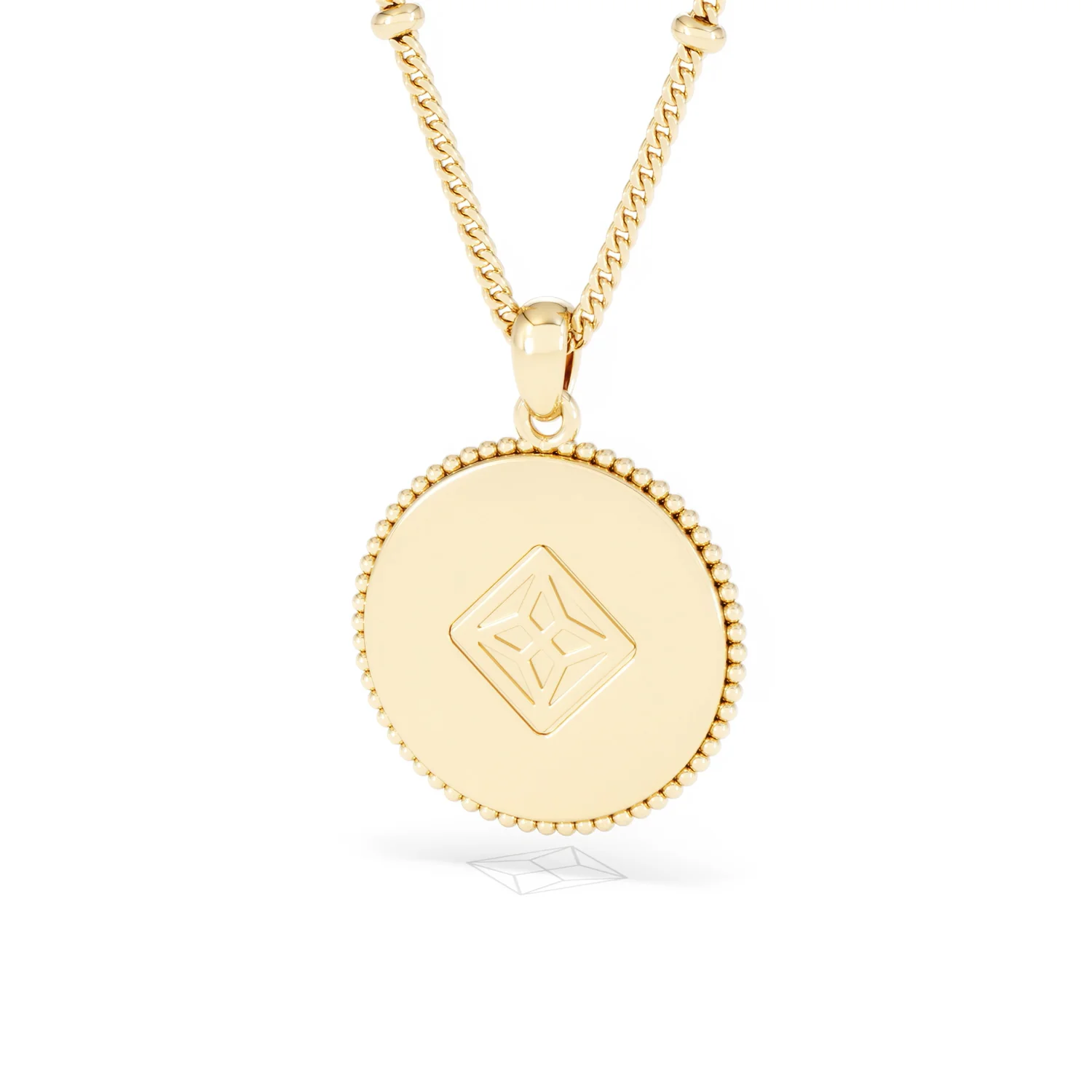 Zodiac Pisces Necklace Medallion Lab Grown 0.02ct in 18K Gold Vermeil - Image 46