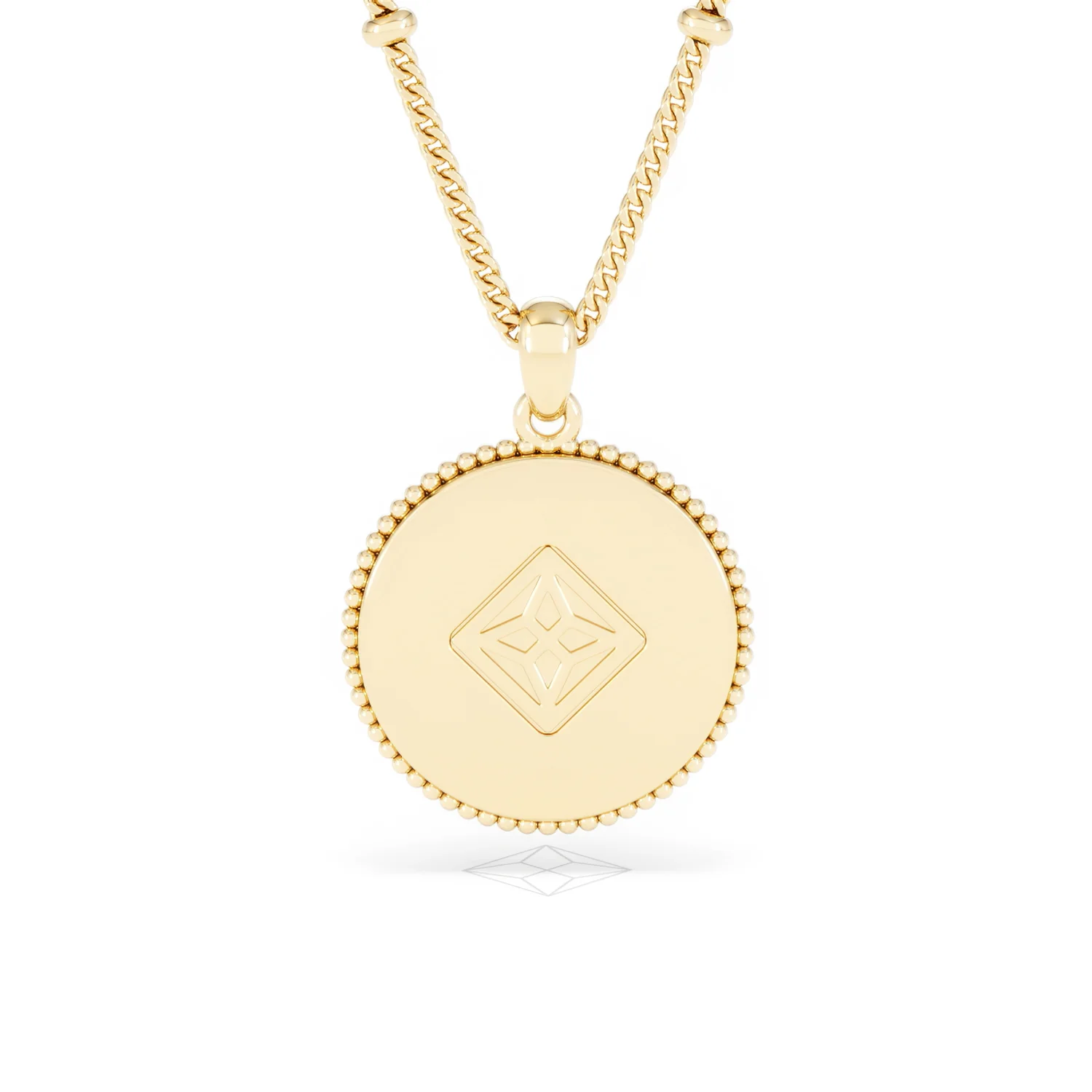 Zodiac Pisces Necklace Medallion Lab Grown 0.02ct in 18K Gold Vermeil - Image 50