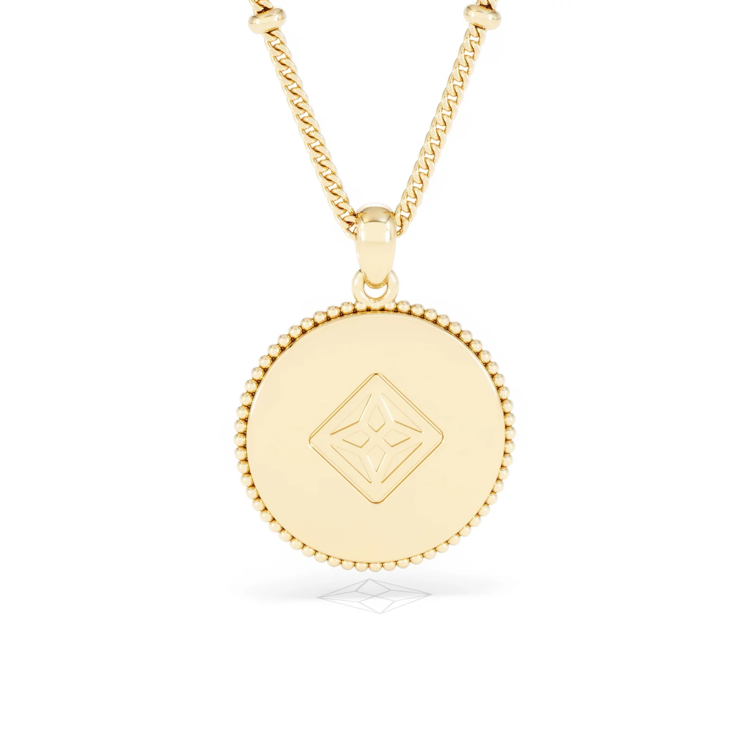 Zodiac Pisces Necklace Medallion Lab Grown 0.02ct in 18K Gold Vermeil - Image 51