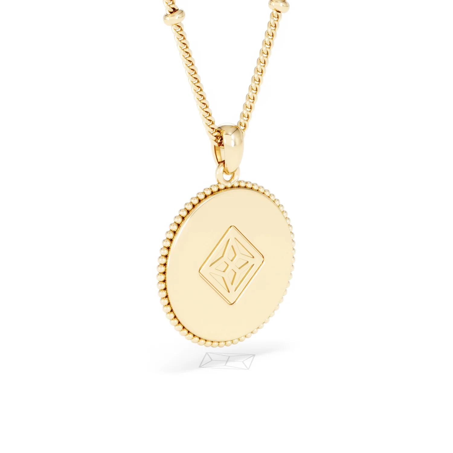 Zodiac Pisces Necklace Medallion Lab Grown 0.02ct in 18K Gold Vermeil - Image 58