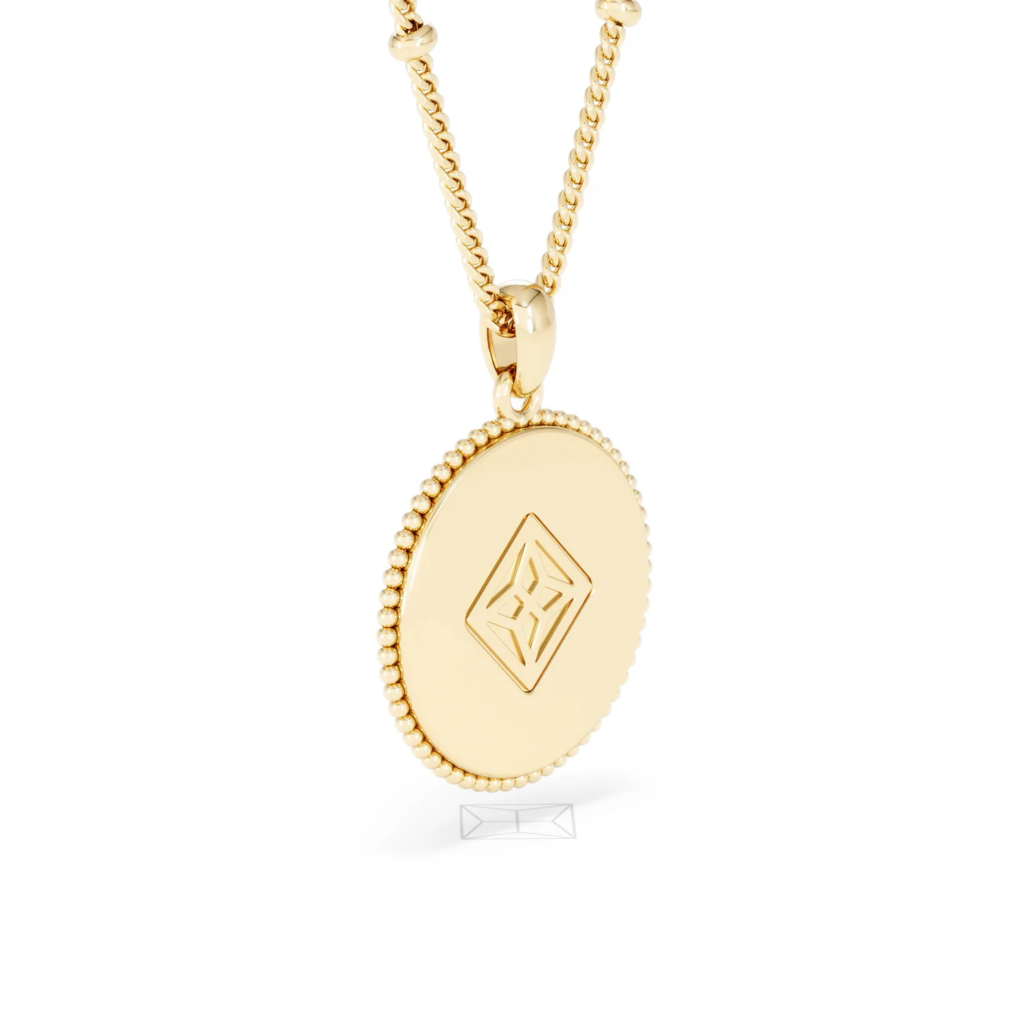 Zodiac Pisces Necklace Medallion Lab Grown 0.02ct in 18K Gold Vermeil - Image 60