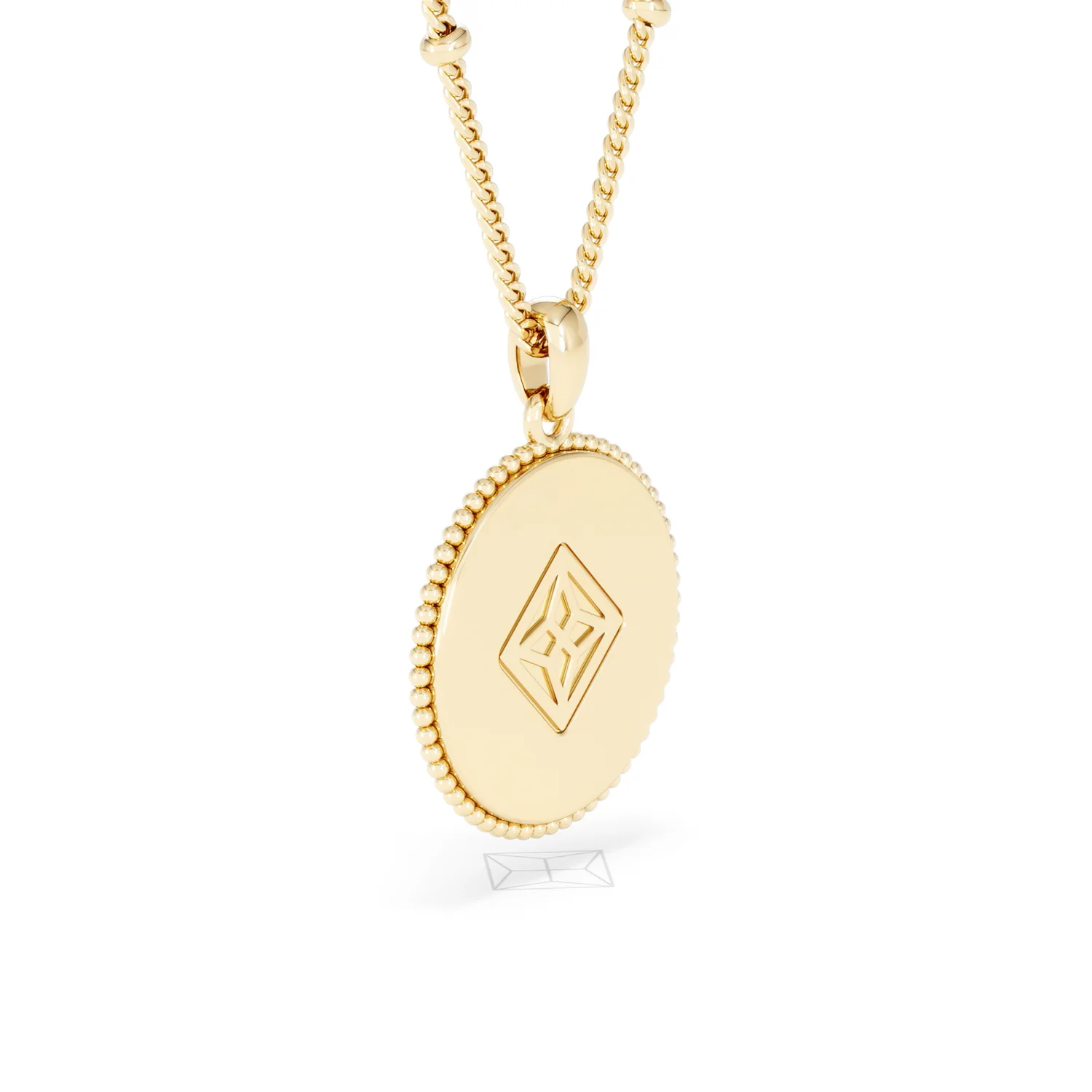 Zodiac Pisces Necklace Medallion Lab Grown 0.02ct in 18K Gold Vermeil - Image 61