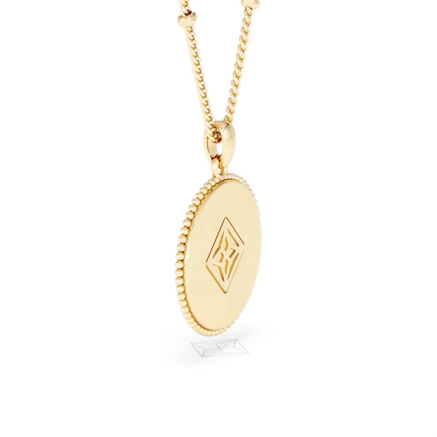 Zodiac Pisces Necklace Medallion Lab Grown 0.02ct in 18K Gold Vermeil - Image 63