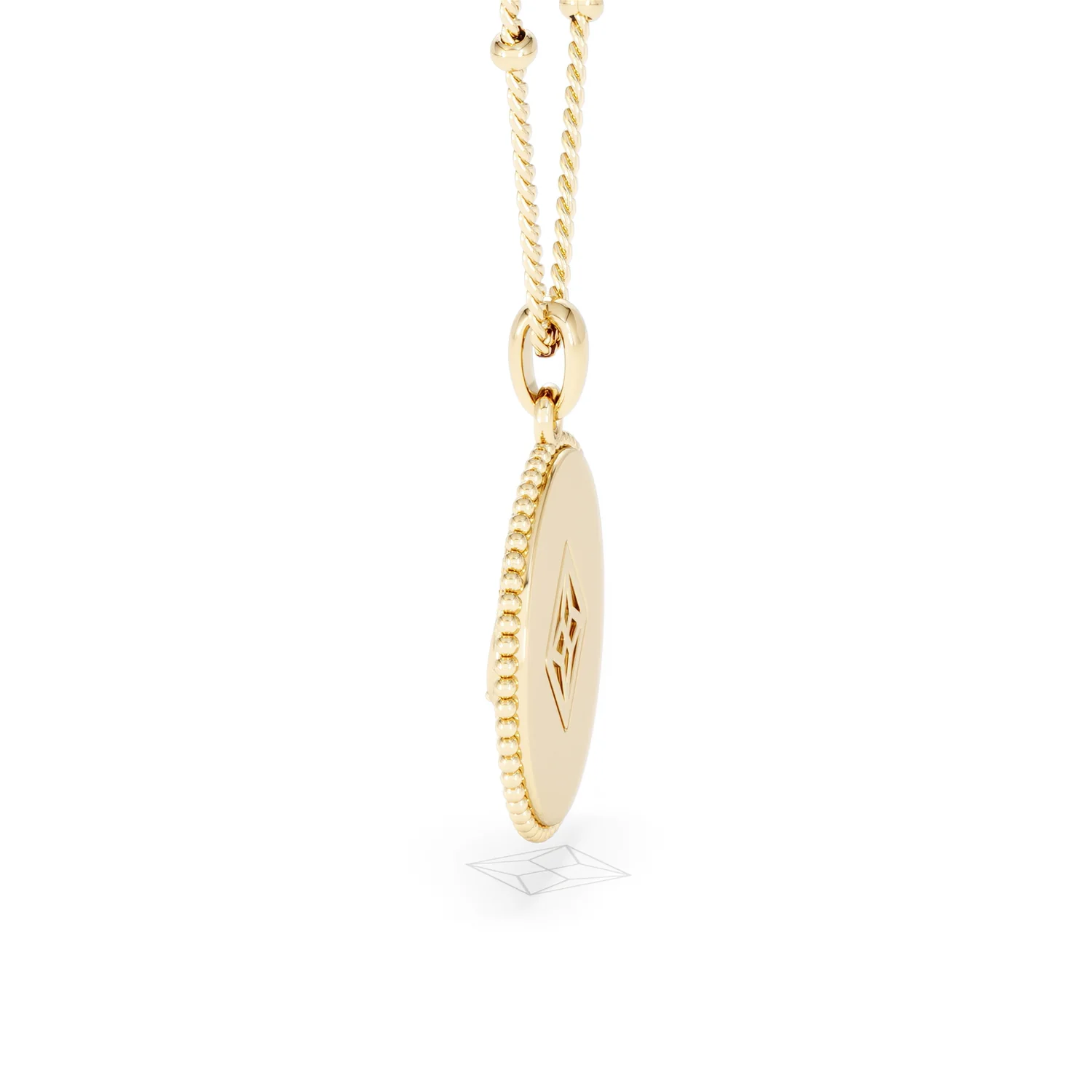 Zodiac Pisces Necklace Medallion Lab Grown 0.02ct in 18K Gold Vermeil - Image 67