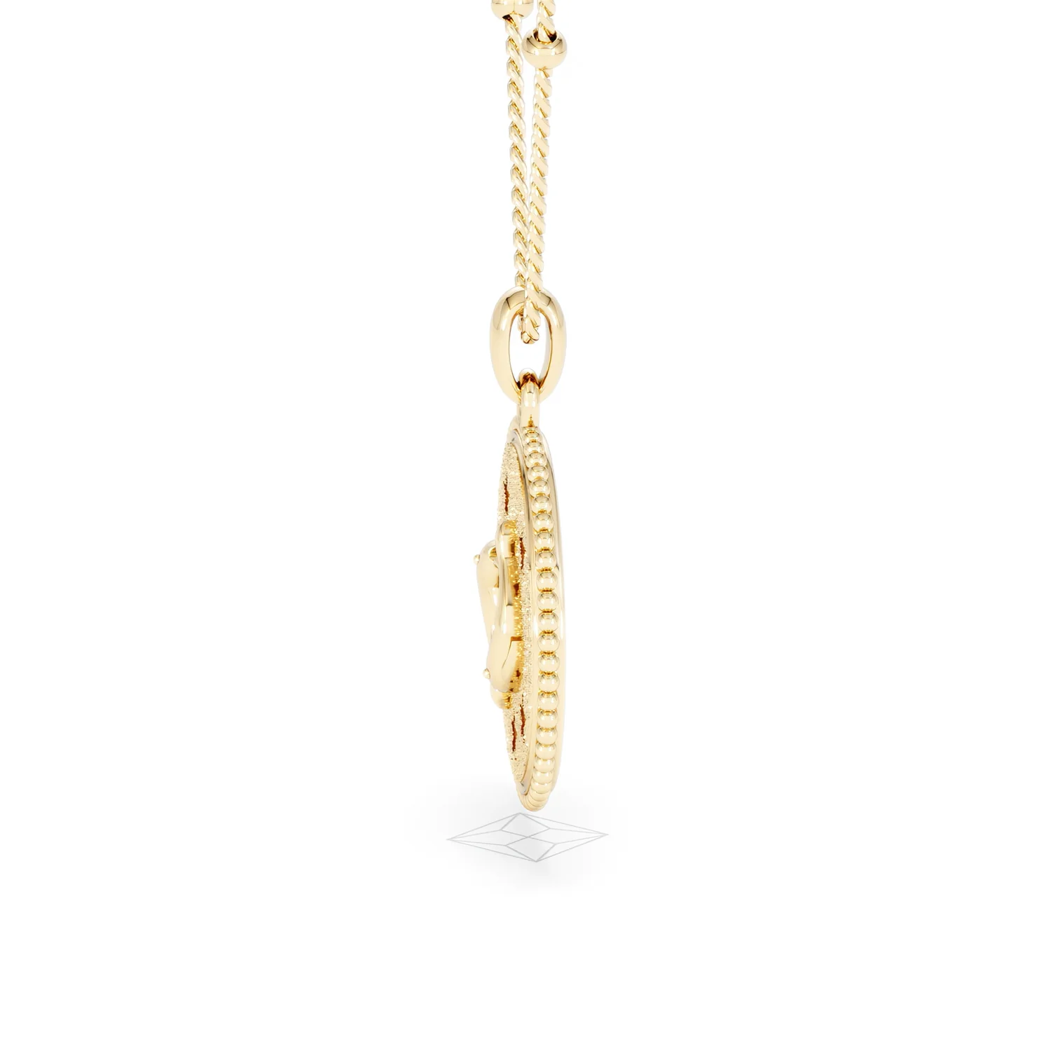 Zodiac Pisces Necklace Medallion Lab Grown 0.02ct in 18K Gold Vermeil - Image 71