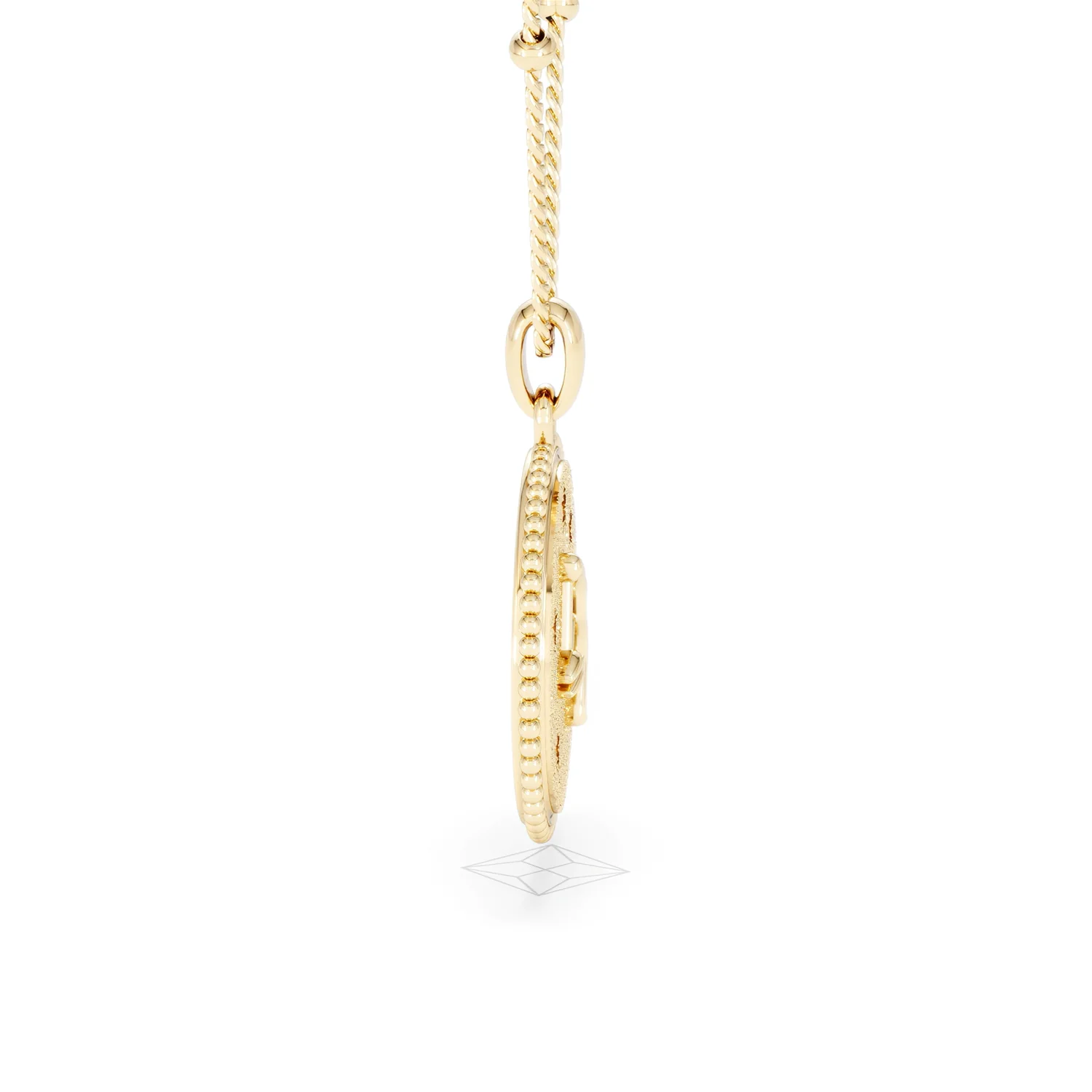 Zodiac Sagittarius Necklace Medallion Lab Grown 0.02ct in 18K Gold Vermeil - Image 28