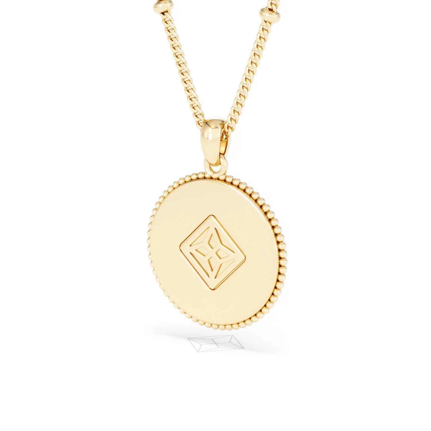 Zodiac Sagittarius Necklace Medallion Lab Grown 0.02ct in 18K Gold Vermeil - Image 42