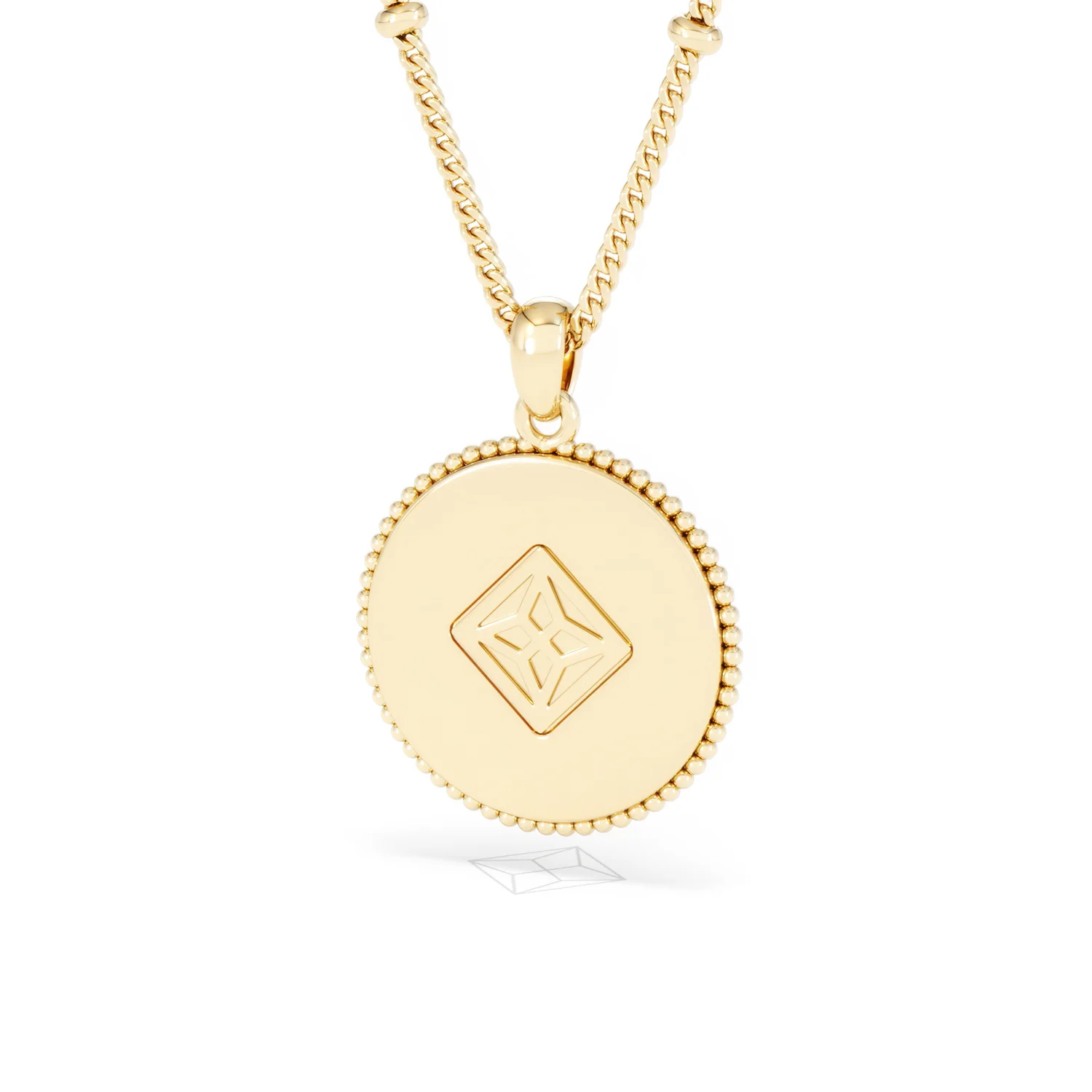 Zodiac Sagittarius Necklace Medallion Lab Grown 0.02ct in 18K Gold Vermeil - Image 44