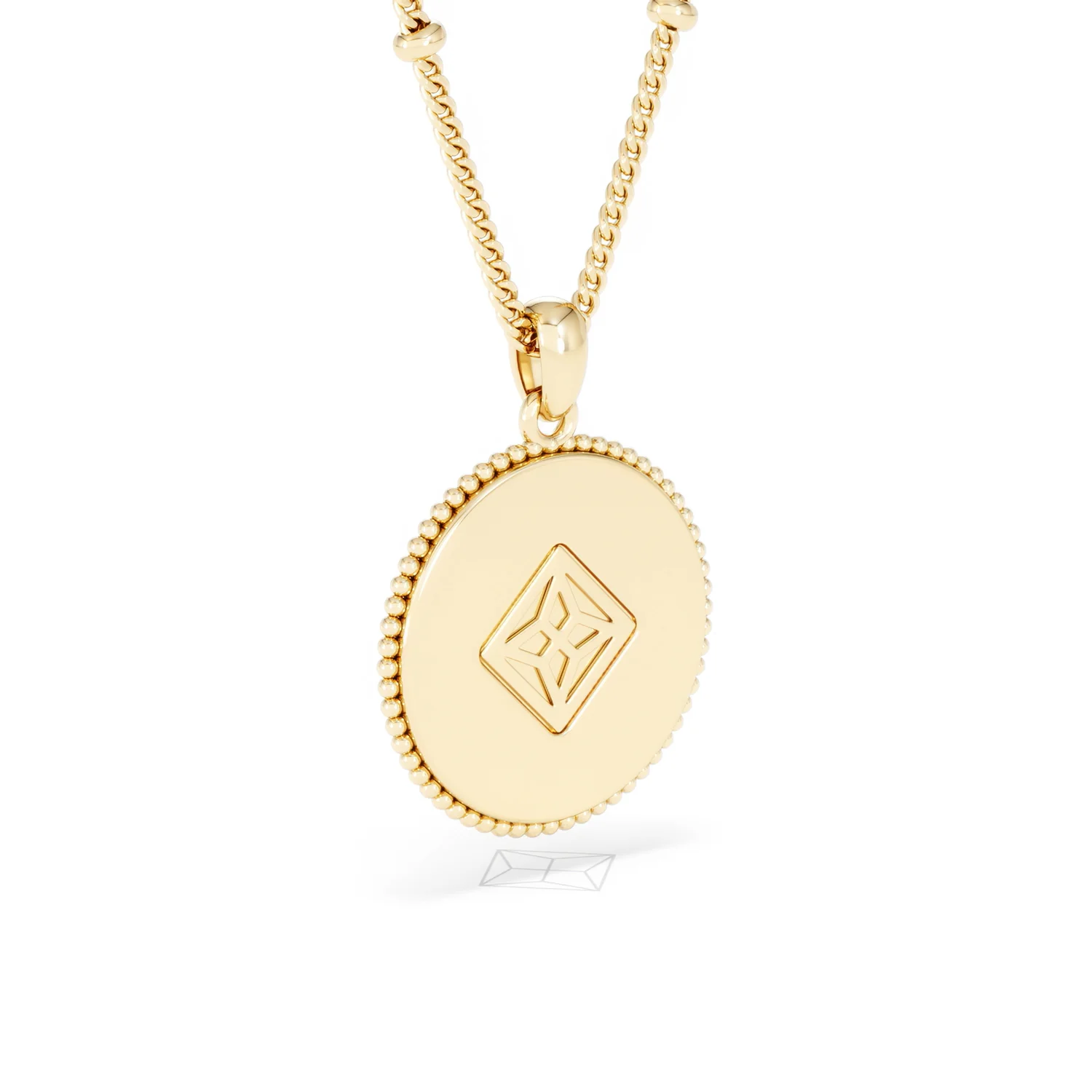 Zodiac Sagittarius Necklace Medallion Lab Grown 0.02ct in 18K Gold Vermeil - Image 57