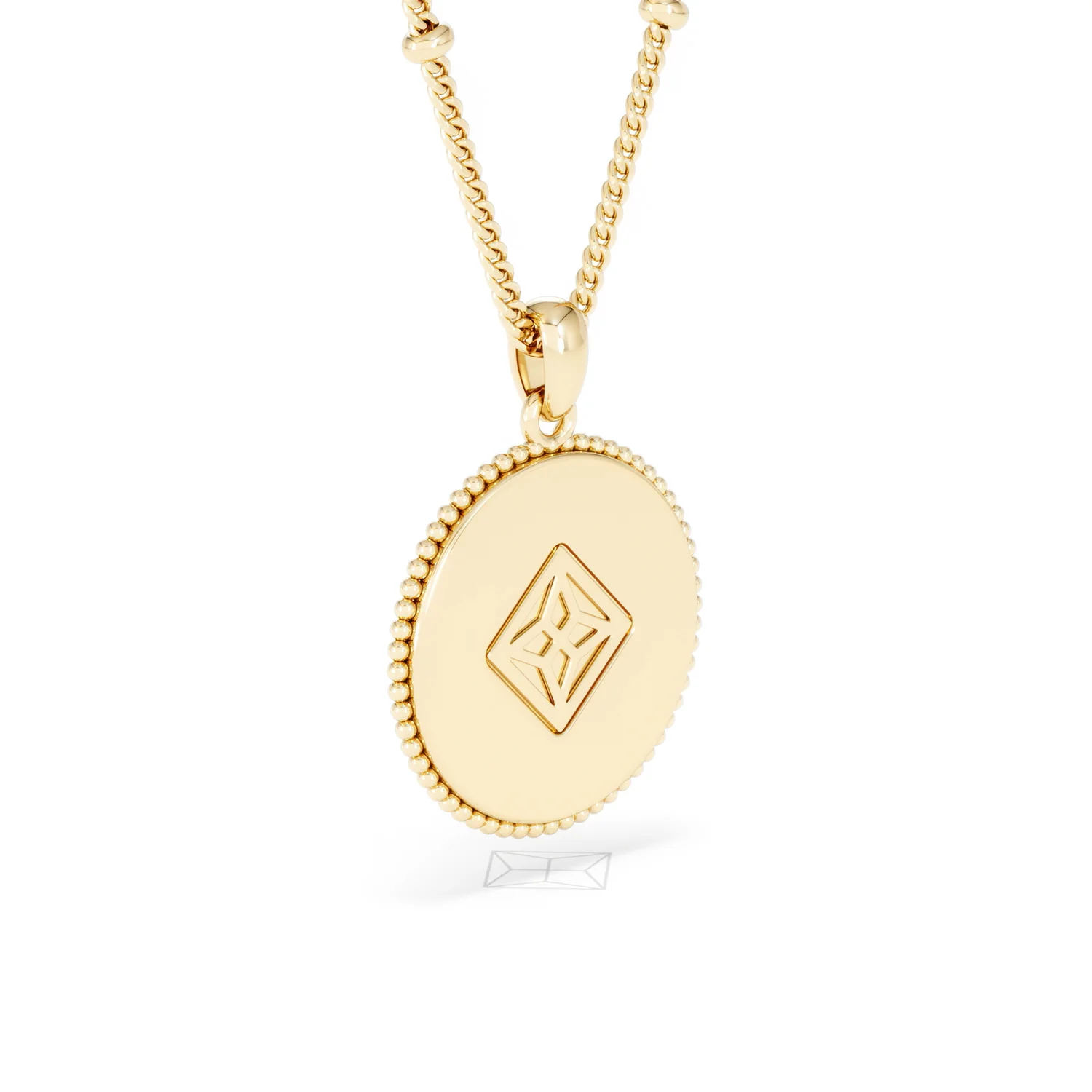 Zodiac Sagittarius Necklace Medallion Lab Grown 0.02ct in 18K Gold Vermeil - Image 58