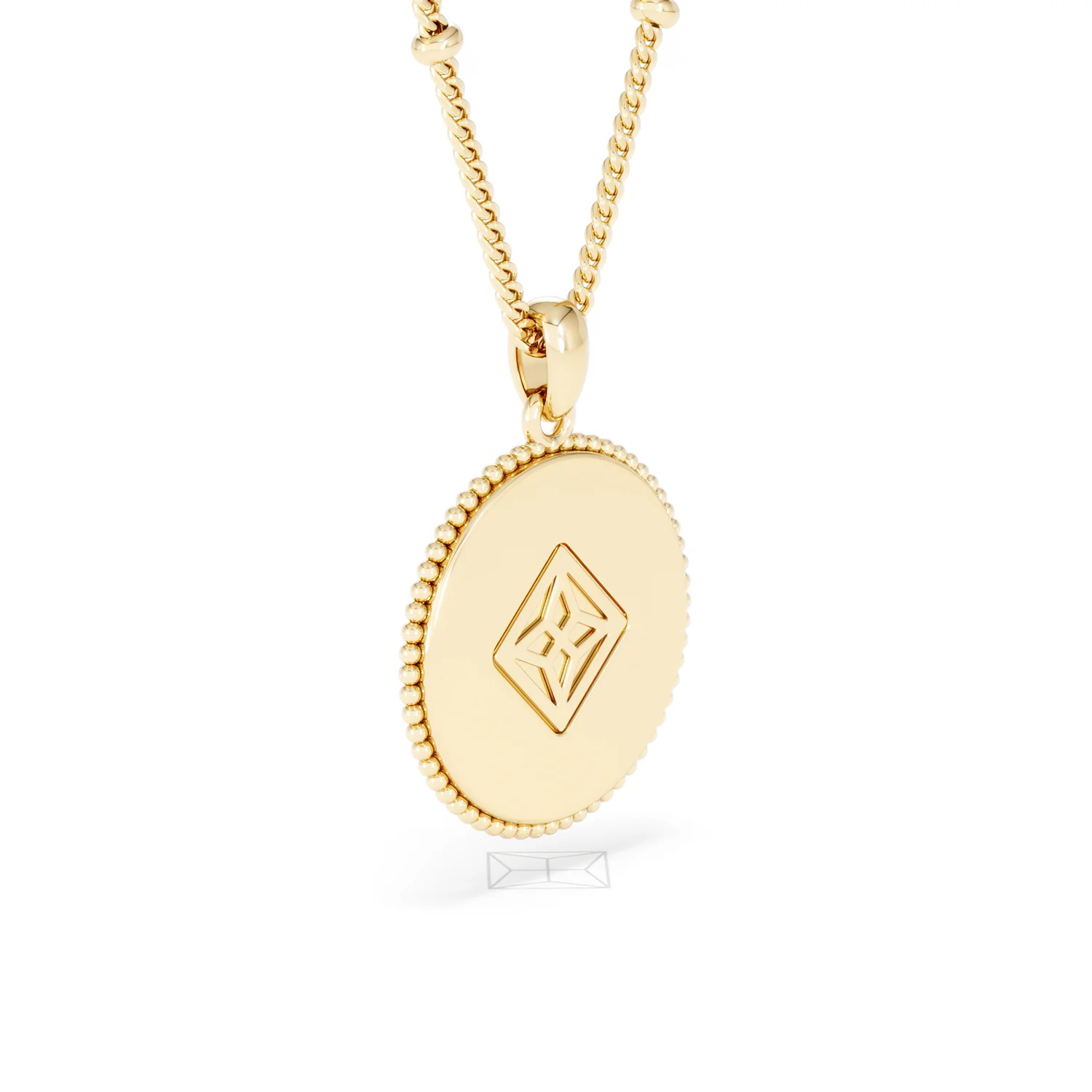 Zodiac Sagittarius Necklace Medallion Lab Grown 0.02ct in 18K Gold Vermeil - Image 59