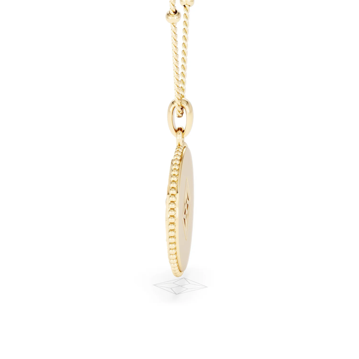 Zodiac Sagittarius Necklace Medallion Lab Grown 0.02ct in 18K Gold Vermeil - Image 67