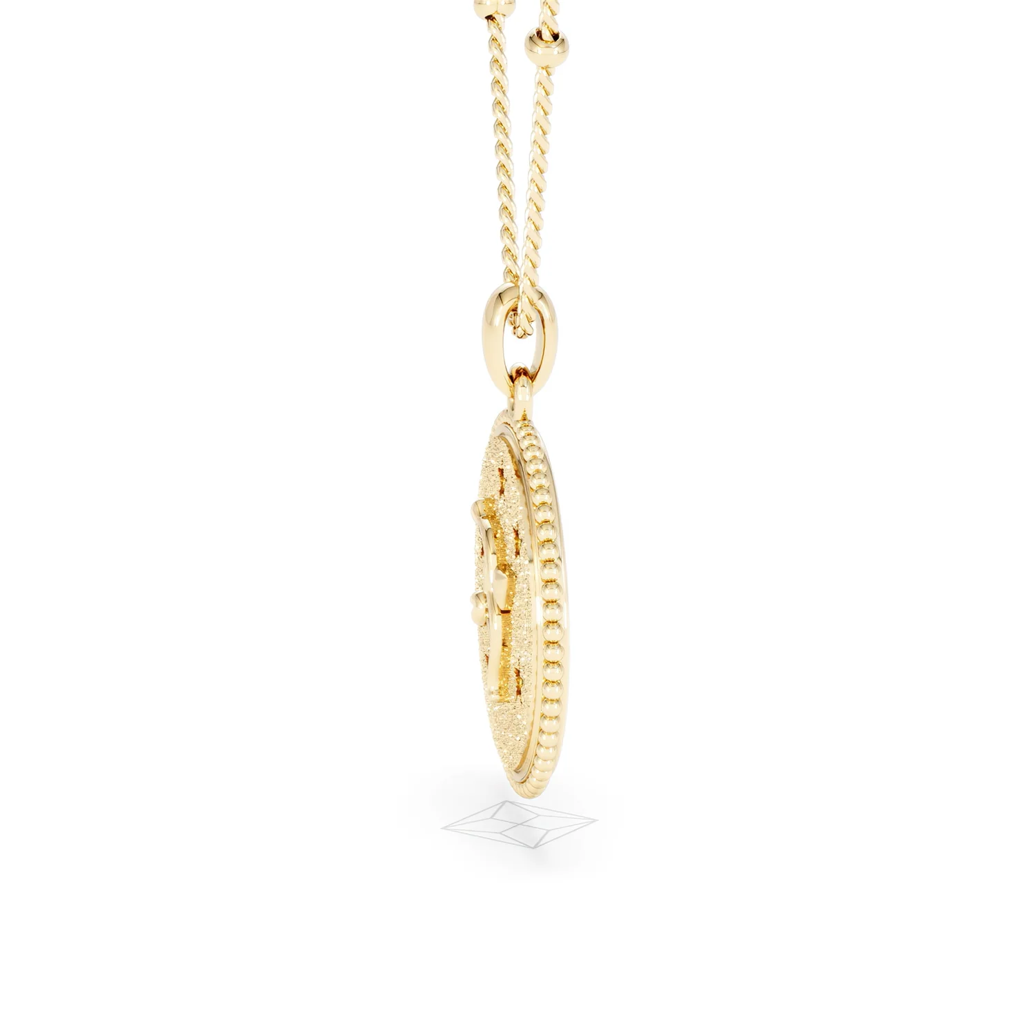 Zodiac Sagittarius Necklace Medallion Lab Grown 0.02ct in 18K Gold Vermeil - Image 71