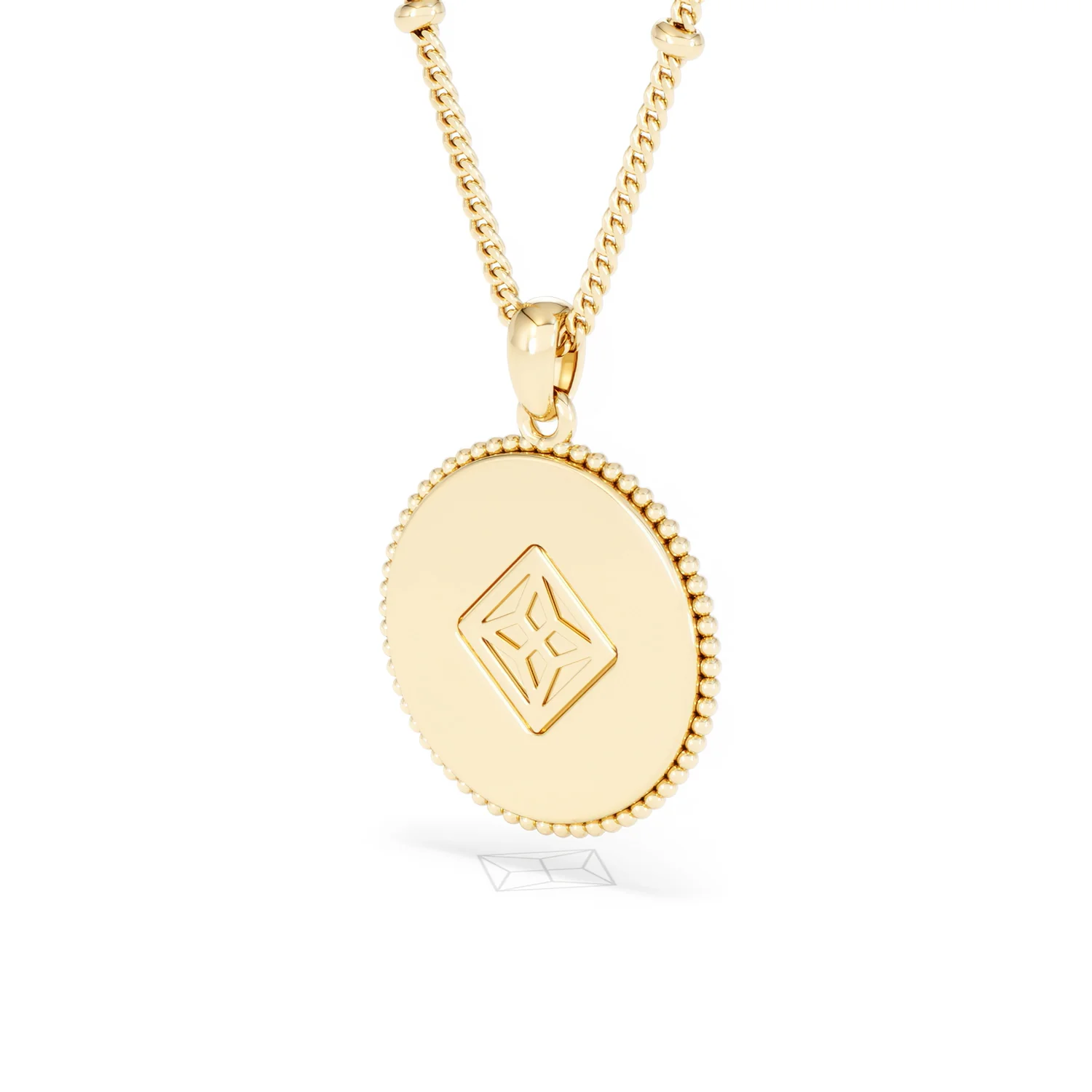 Zodiac Scorpio Necklace Medallion Lab Grown 0.02ct in 18K Gold Vermeil - Image 42