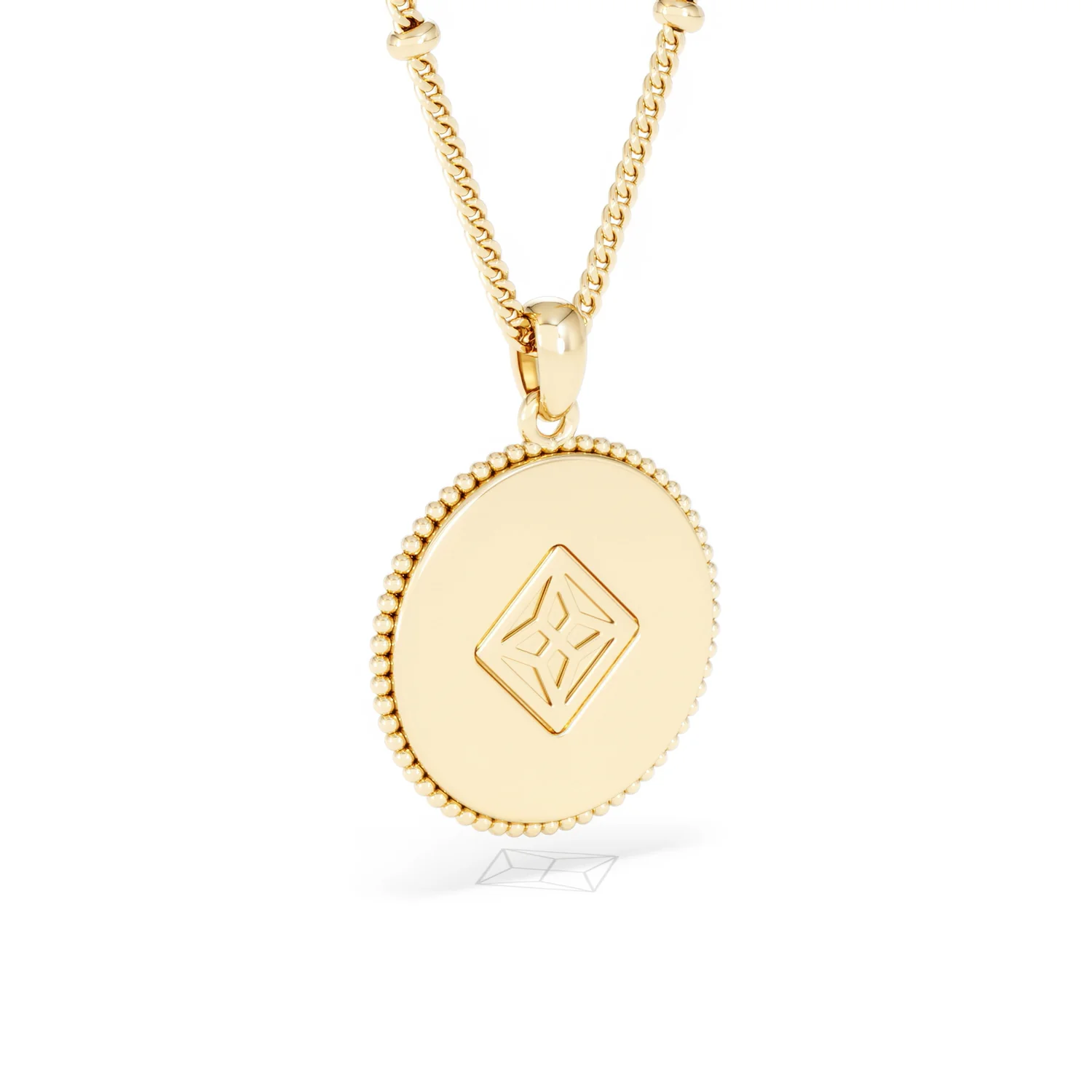 Zodiac Scorpio Necklace Medallion Lab Grown 0.02ct in 18K Gold Vermeil - Image 57