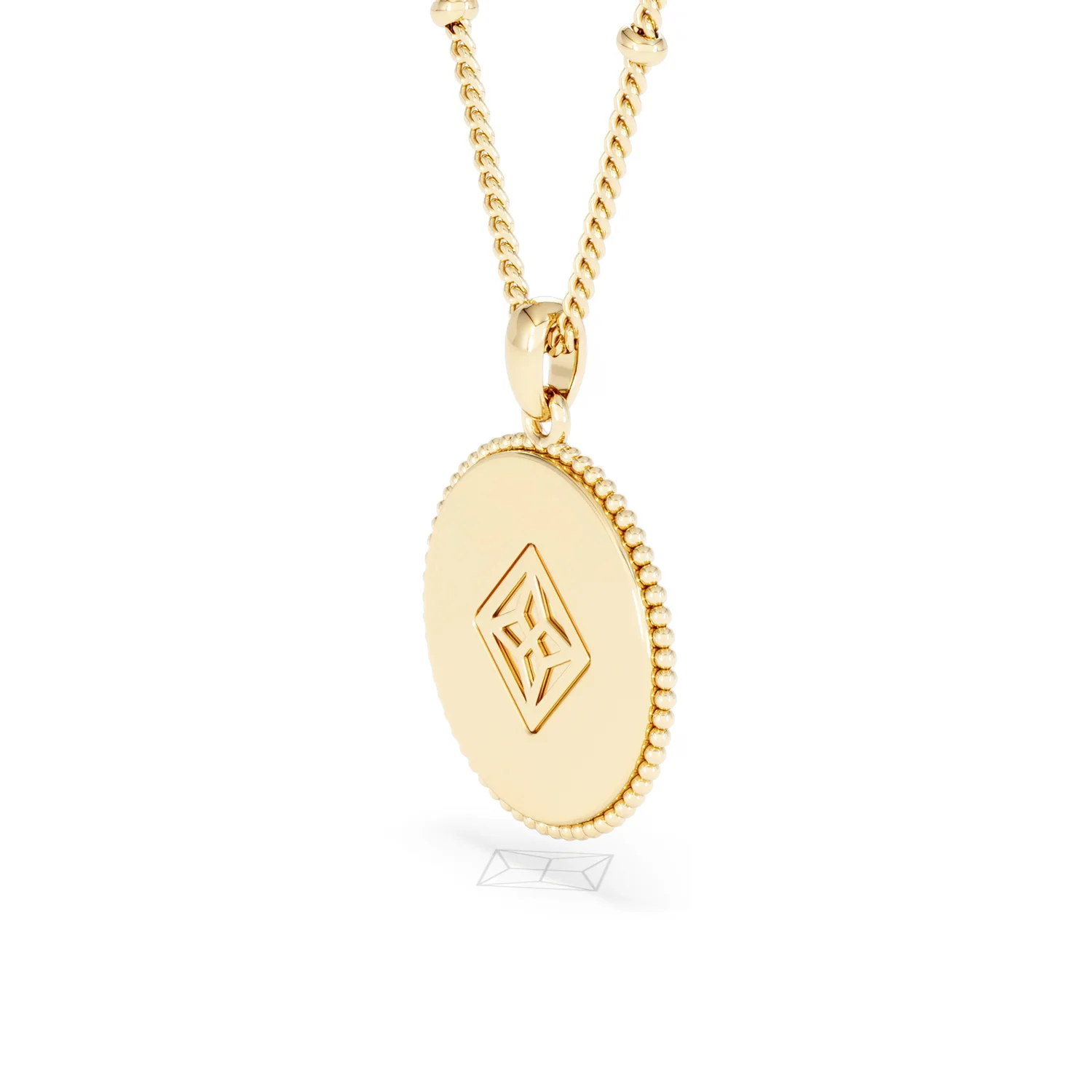 Zodiac Taurus Necklace Medallion Lab Grown 0.02ct in 18K Gold Vermeil - Image 37