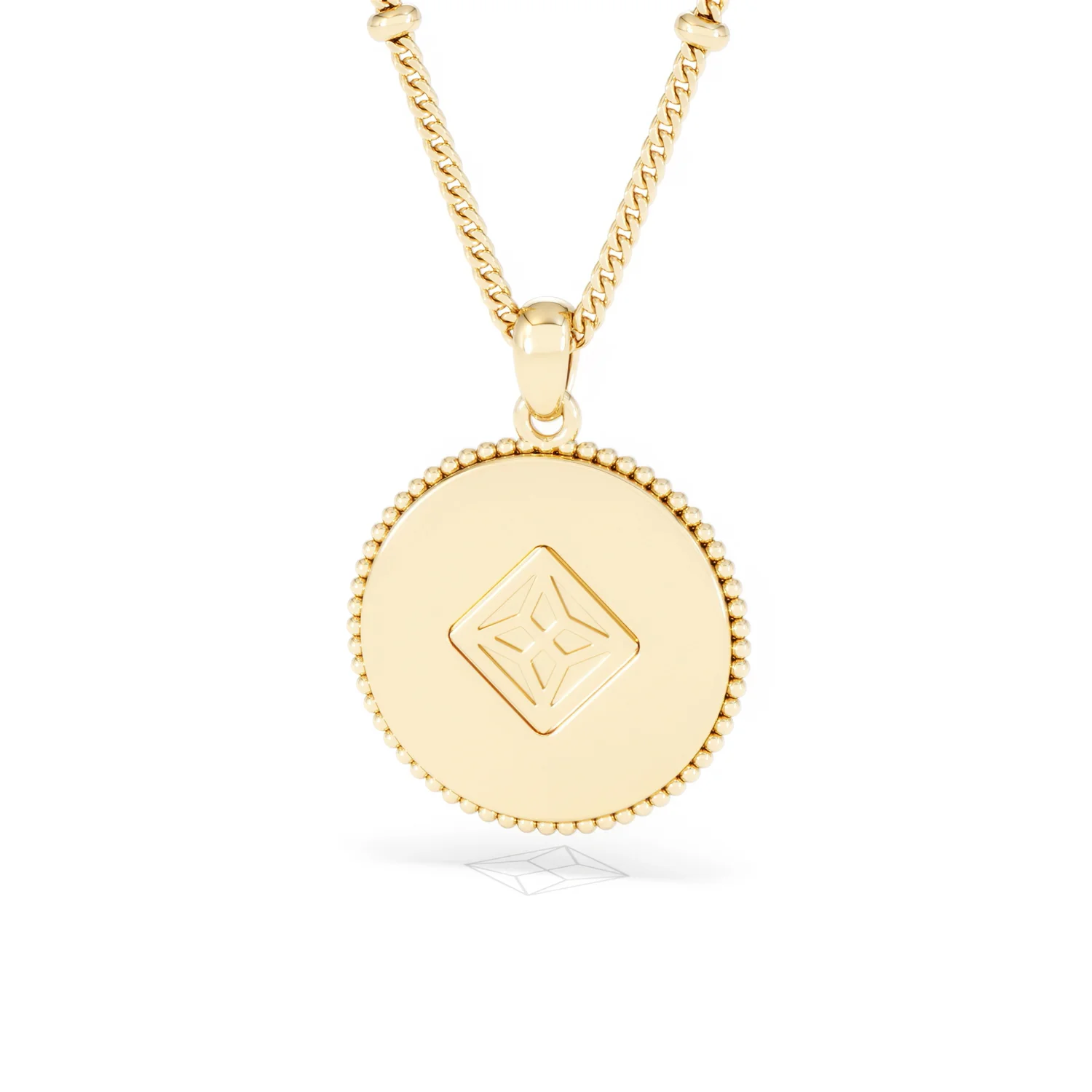 Zodiac Taurus Necklace Medallion Lab Grown 0.02ct in 18K Gold Vermeil - Image 46