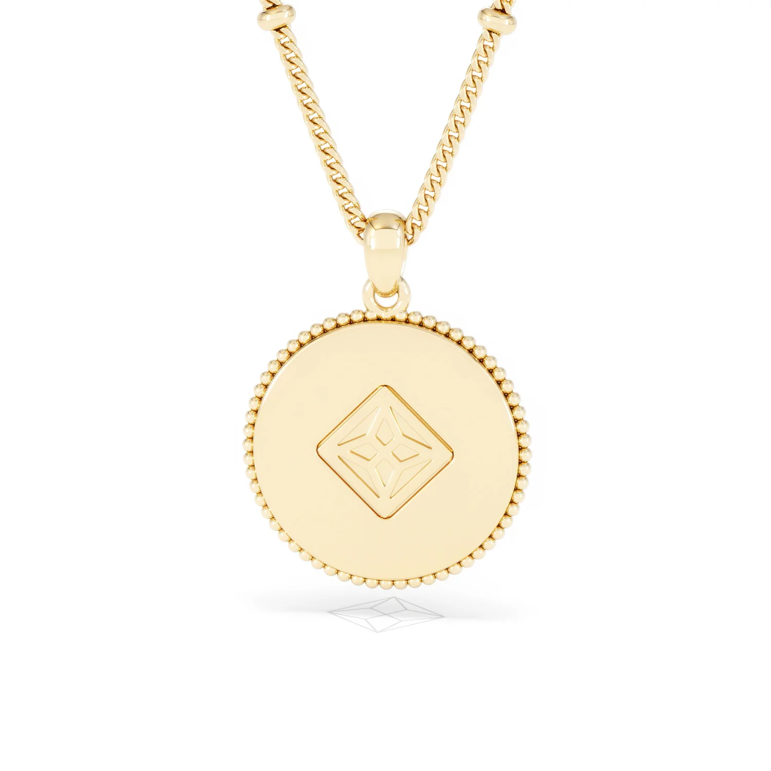 Zodiac Taurus Necklace Medallion Lab Grown 0.02ct in 18K Gold Vermeil - Image 47