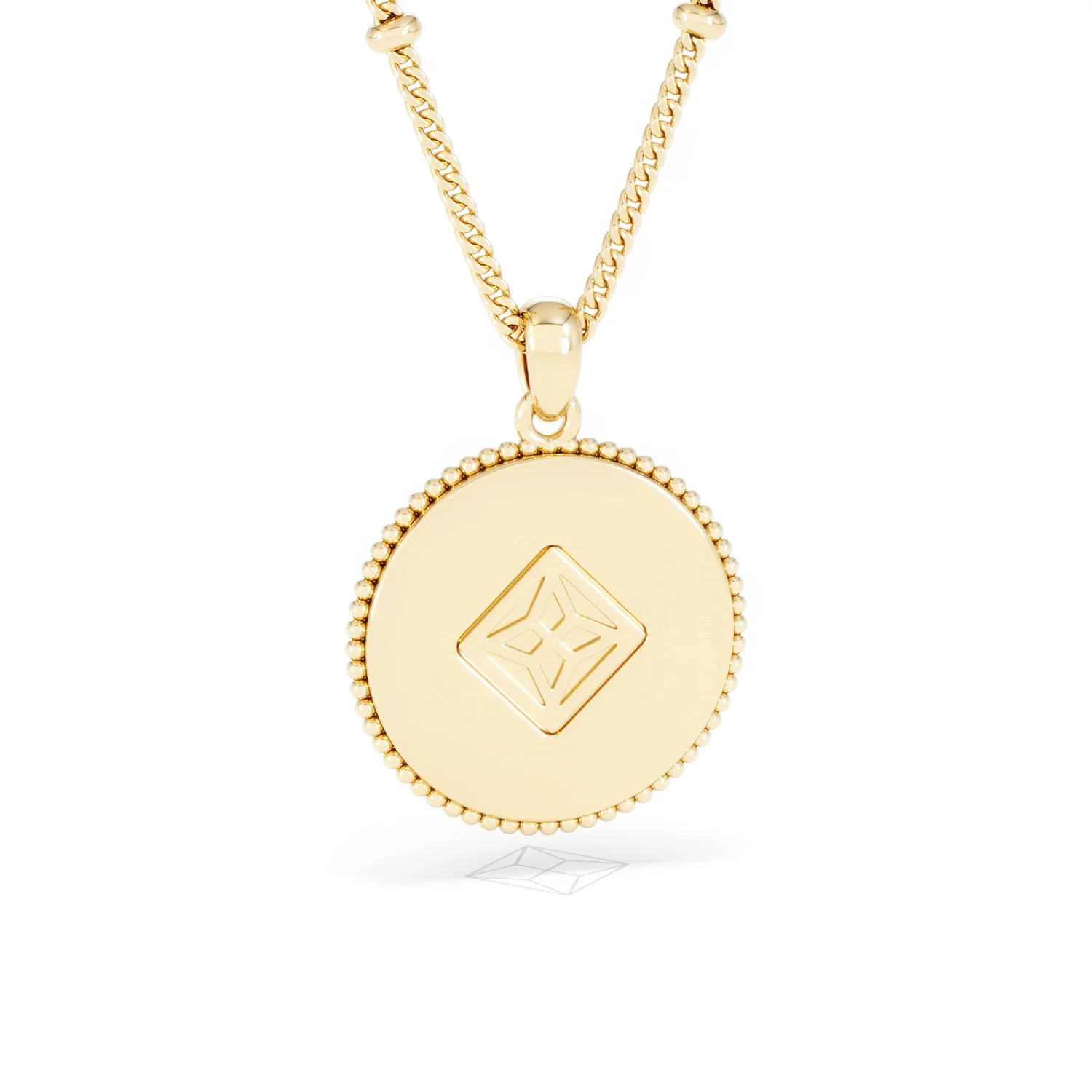 Zodiac Taurus Necklace Medallion Lab Grown 0.02ct in 18K Gold Vermeil - Image 52
