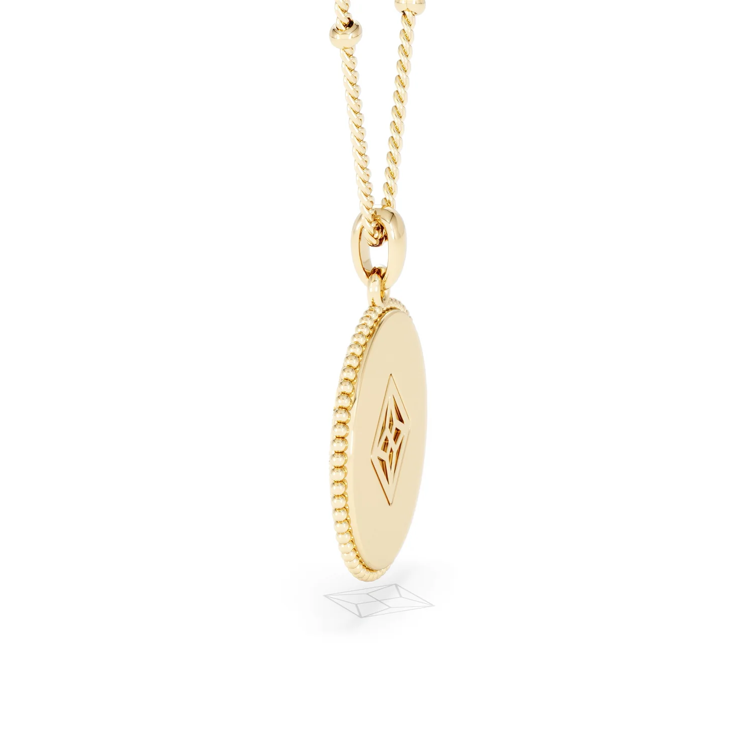 Zodiac Taurus Necklace Medallion Lab Grown 0.02ct in 18K Gold Vermeil - Image 65