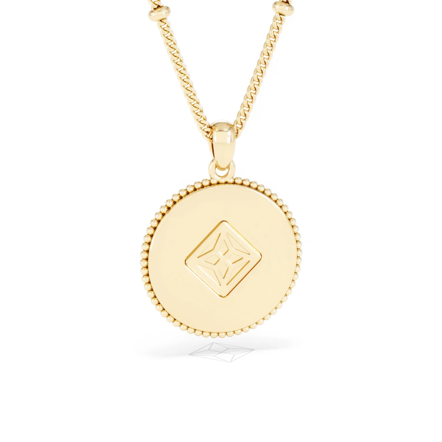 Zodiac Virgo Necklace Medallion Lab Grown 0.02ct in 18K Gold Vermeil - Image 52