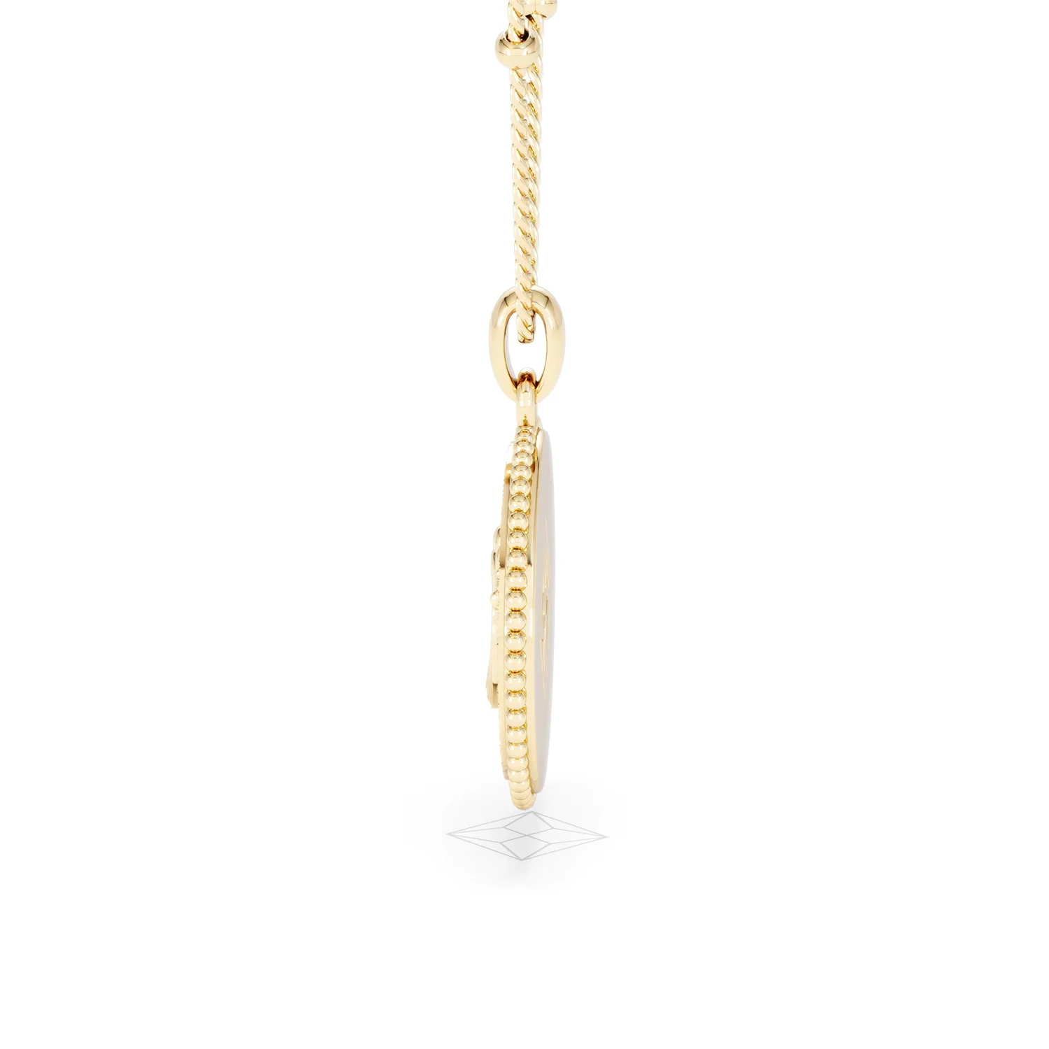 Zodiac Virgo Necklace Medallion Lab Grown 0.02ct in 18K Gold Vermeil - Image 68