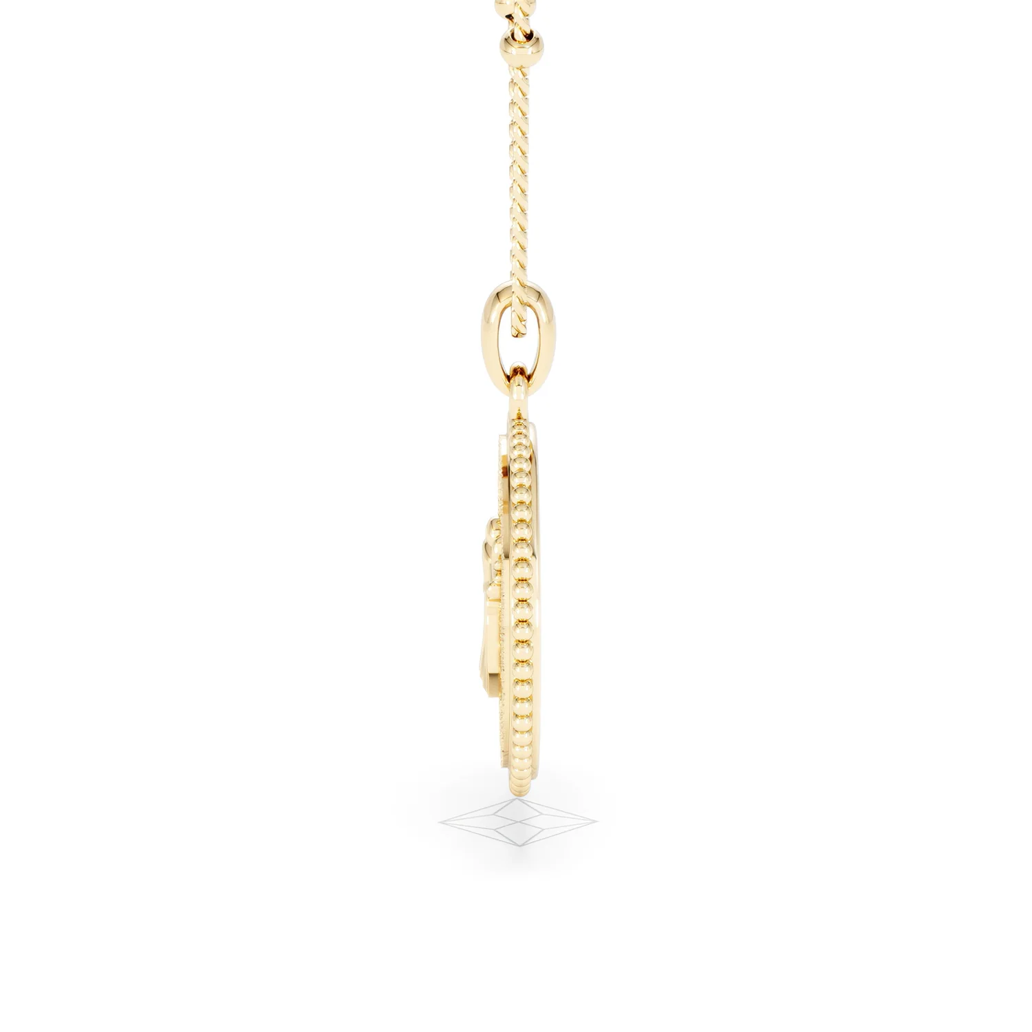Zodiac Virgo Necklace Medallion Lab Grown 0.02ct in 18K Gold Vermeil - Image 69