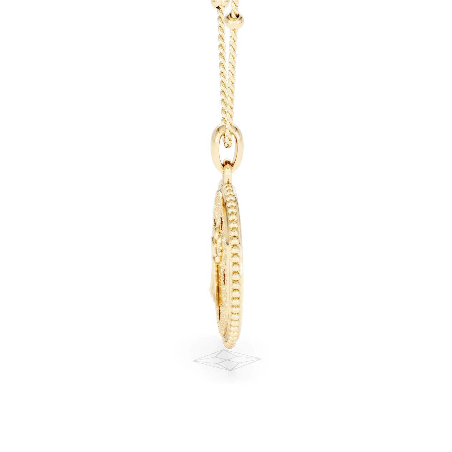 Zodiac Virgo Necklace Medallion Lab Grown 0.02ct in 18K Gold Vermeil - Image 70